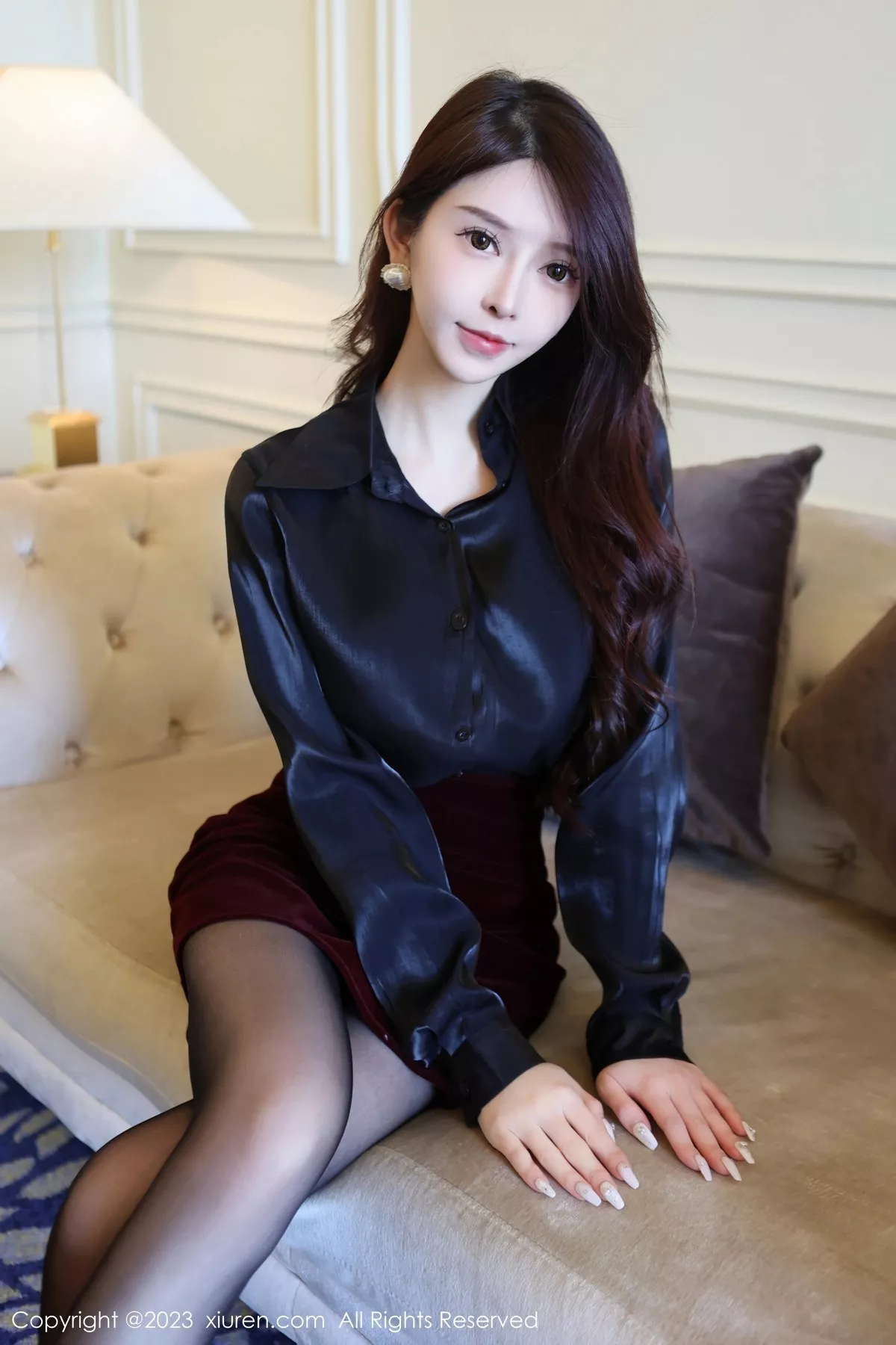 秀人集.com_[XiuRen秀人网]No.6569_模特玉兔miki私房半脱露性感红色蕾丝内衣秀完美身材诱惑写真83P