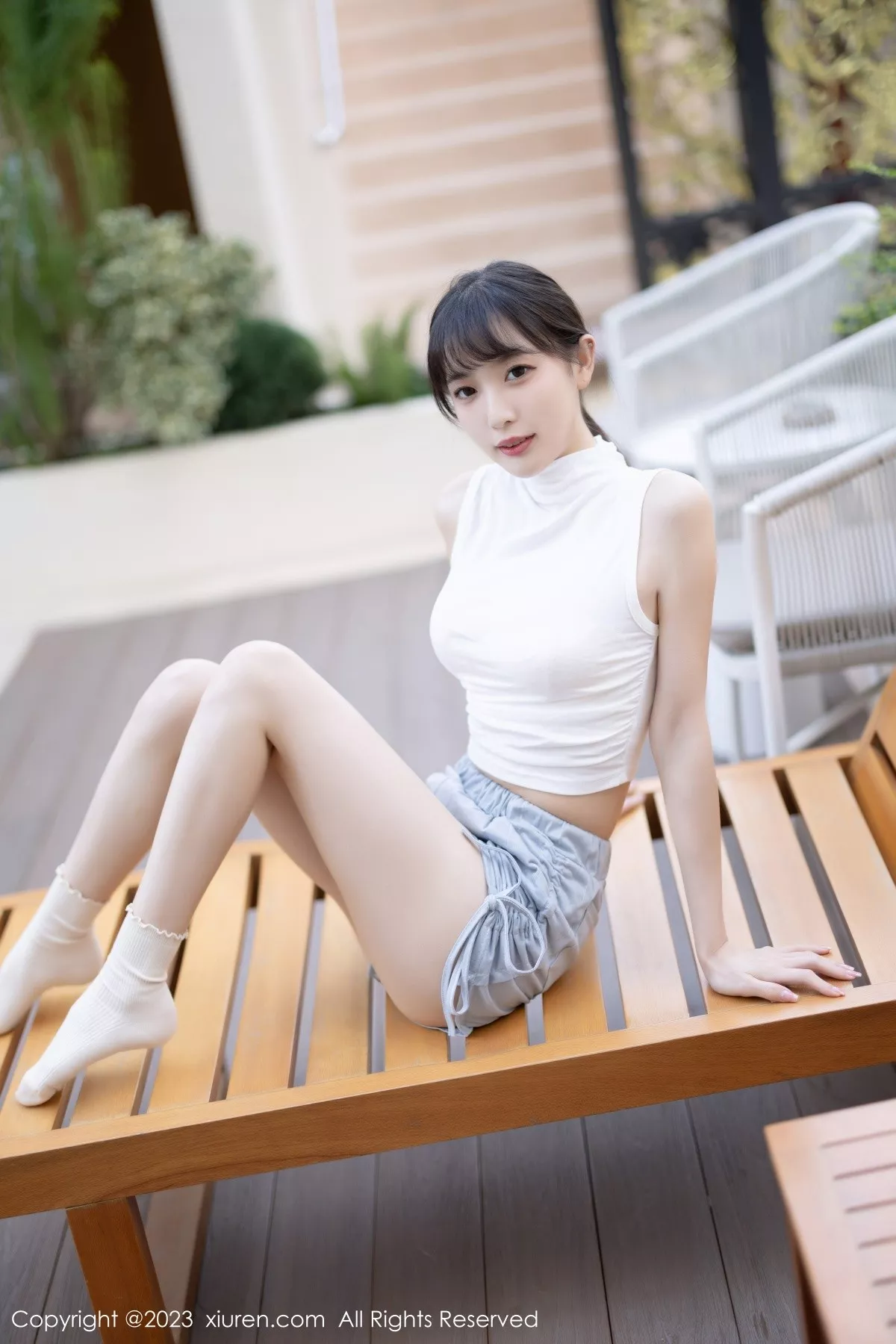 秀人集.com_[XiuRen秀人网]No.6455_模特林星阑蓝灰色连衣短裙露米色蕾丝内衣秀曼妙身姿诱惑写真83P