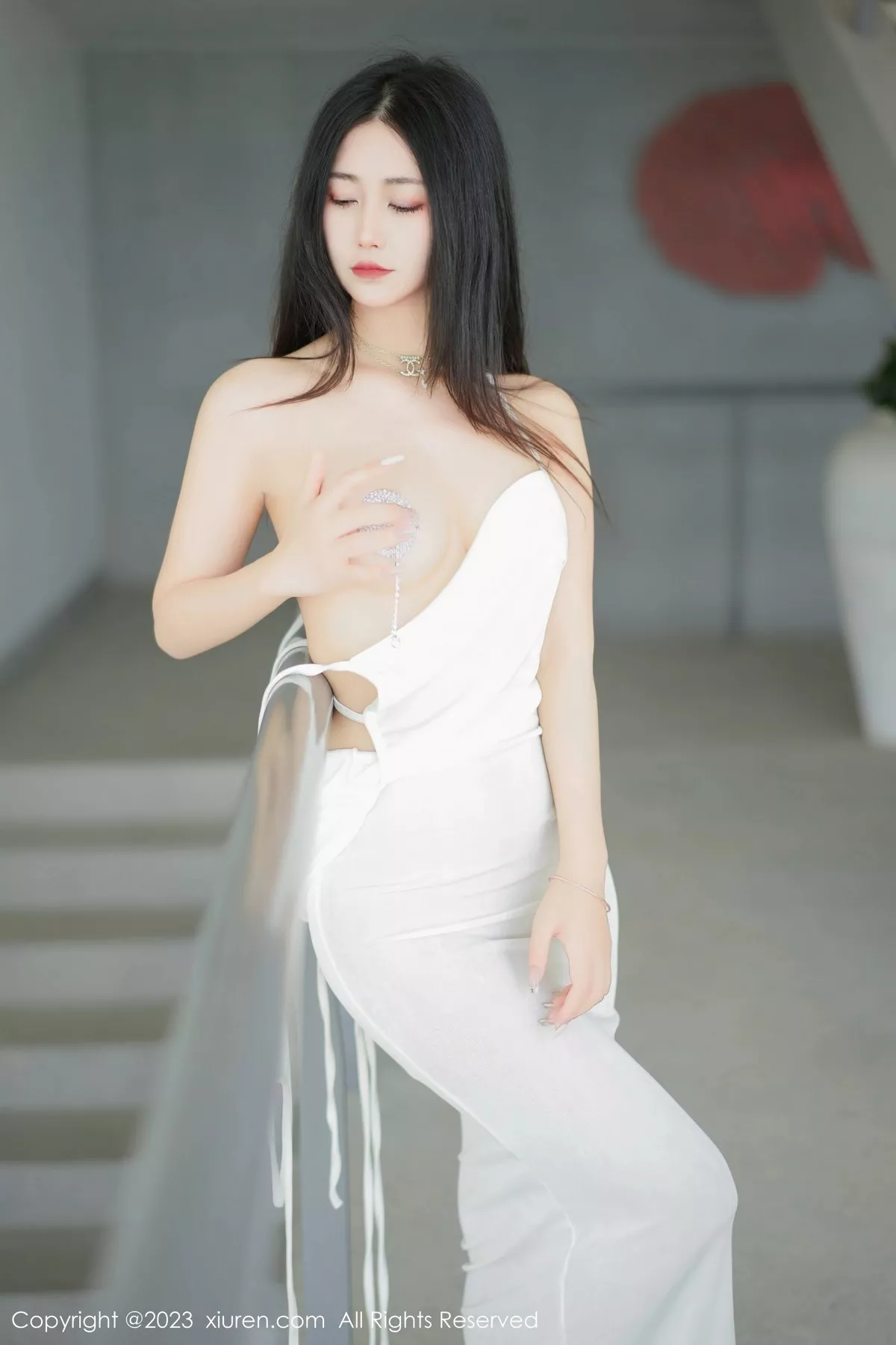 秀人集.com_[XiuRen秀人网]No.6678_模特laura阿姣户外泳池大尺度露傲人豪乳血滴子遮点诱惑写真83P
