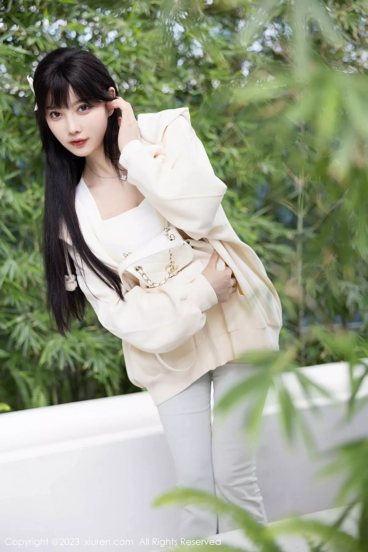 秀人集.com_[XiuRen秀人网]No.6707_女神杨晨晨Yome私房性感浅色内衣配超薄无内肉丝完美诱惑写真90P