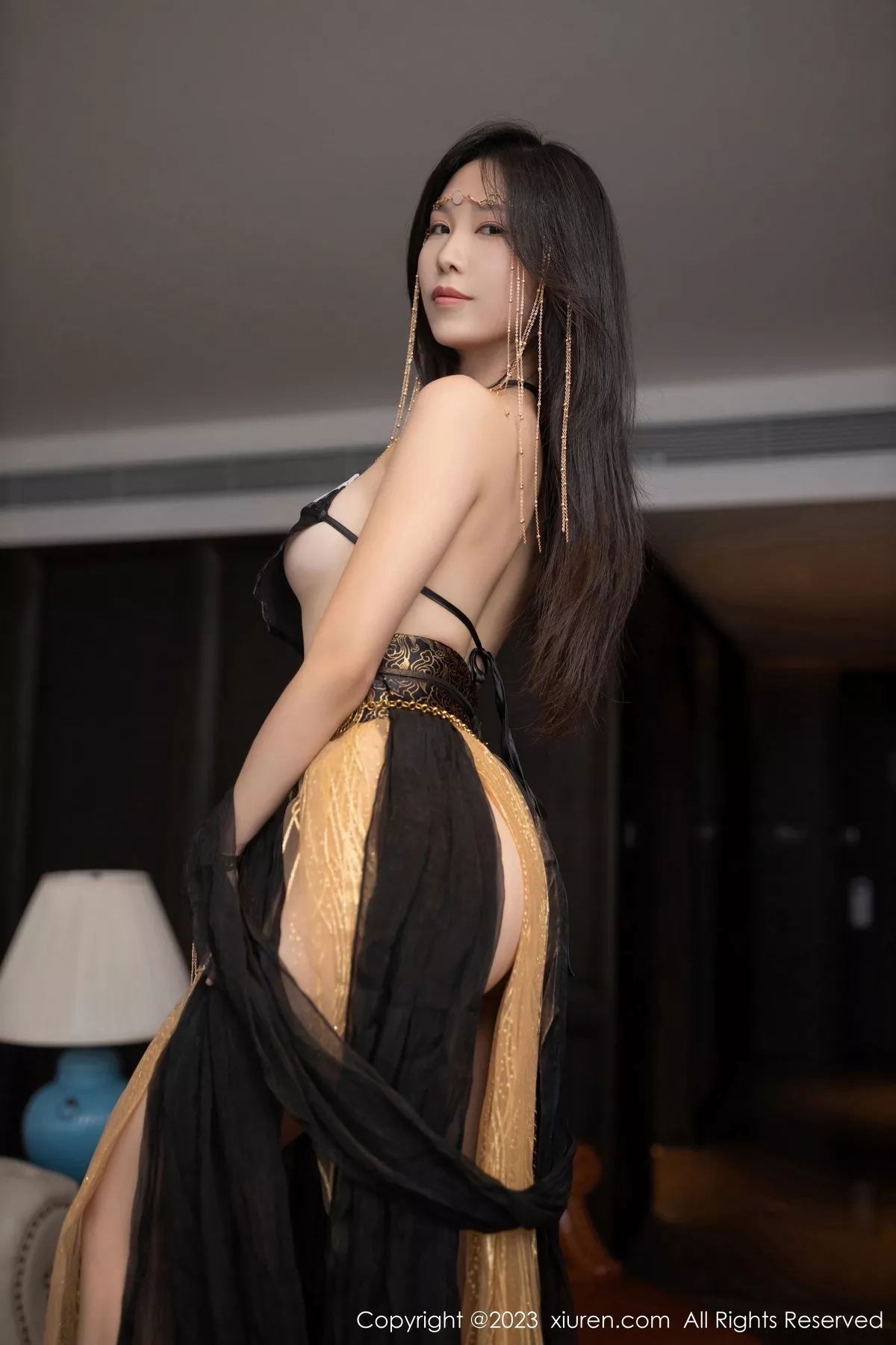 秀人集.com_[XiuRen秀人网]No.6706_模特利世私房性感黑色轻透西域风情服秀惹火身材极致诱惑写真81P