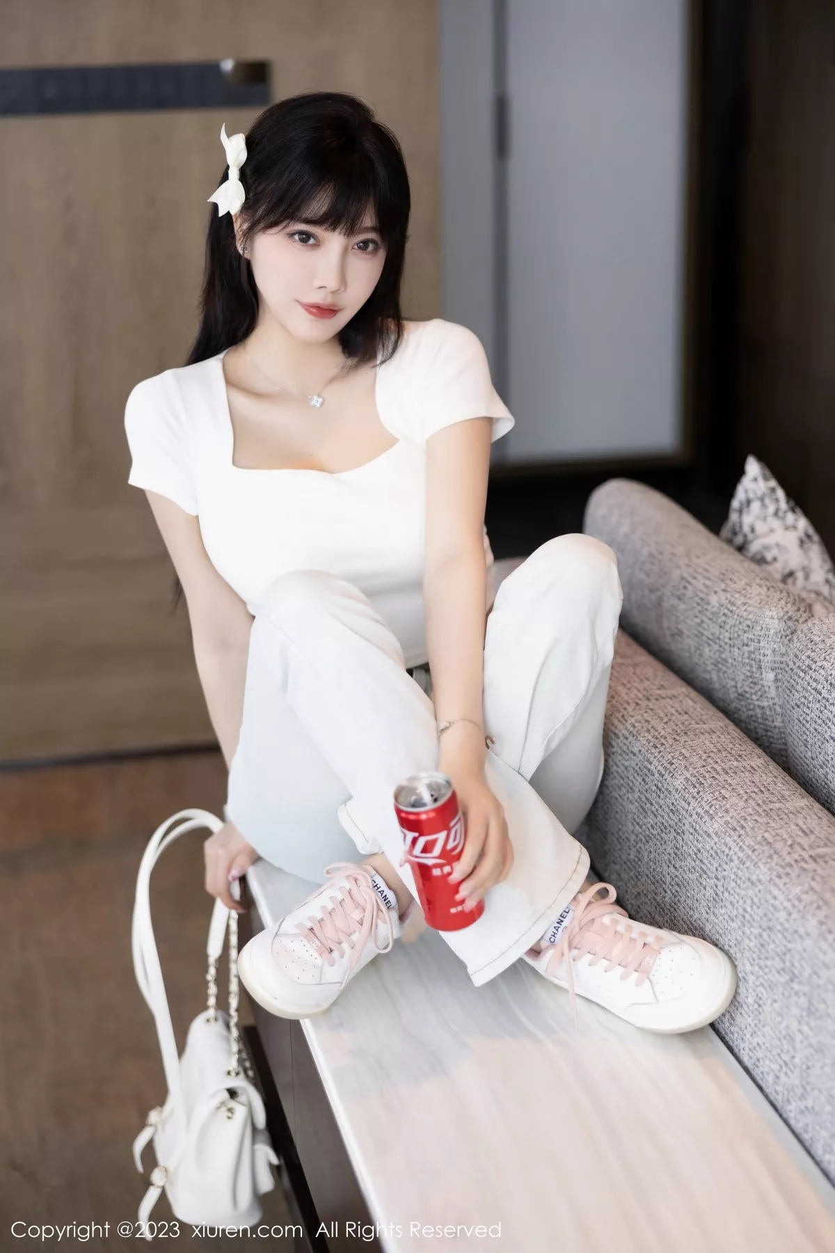 秀人集.com_[XiuRen秀人网]No.6707_女神杨晨晨Yome私房性感浅色内衣配超薄无内肉丝完美诱惑写真90P