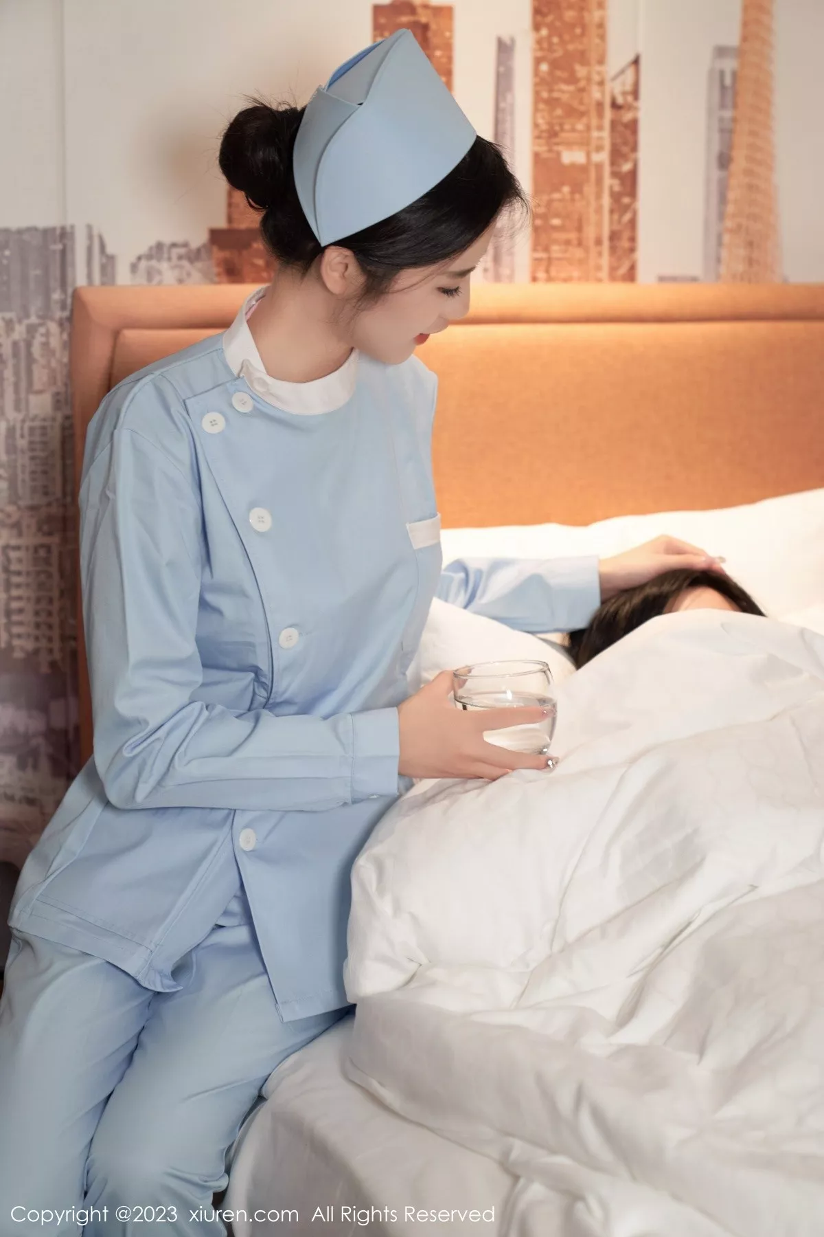 秀人集.com_[XiuRen秀人网]No.6745_模特浅浅Danny淡蓝护士服露粉色情趣服饰秀豪乳极致诱惑写真85P