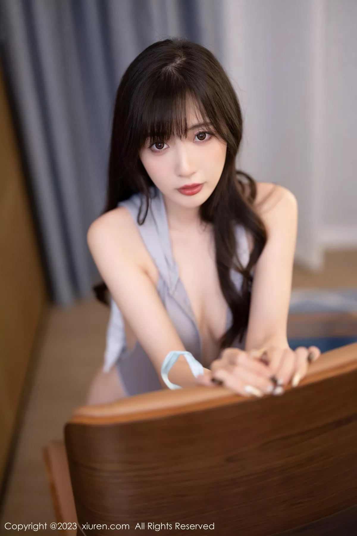 秀人集.com_[XiuRen秀人网]No.6762_模特林星阑性感灰色高开叉连体衣配白丝袜秀曼妙身姿诱惑写真84P