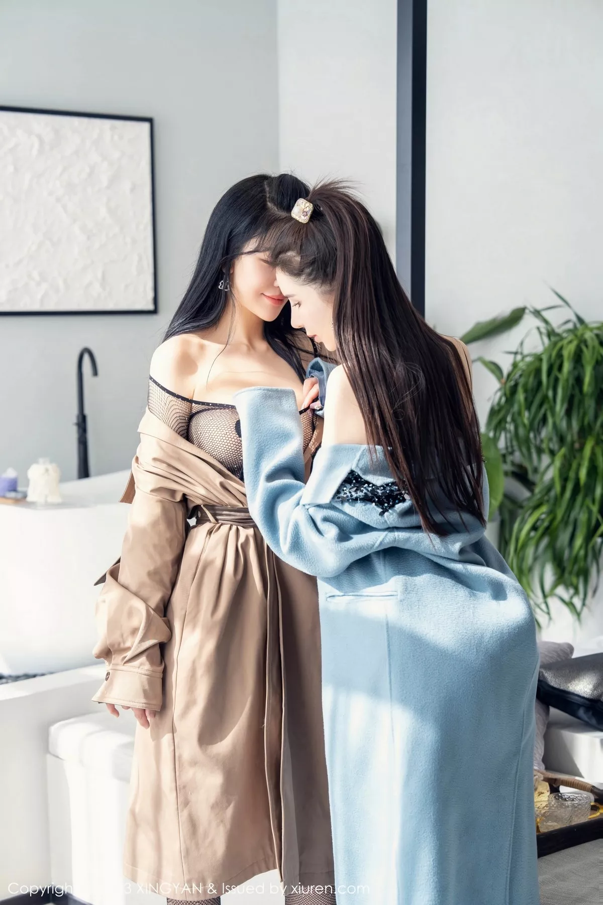 秀人集.com_[XINGYAN星颜社]VOL.192_女神刘钰儿＆李丽莎合集性感轻透黑色情趣服秀惹火身材诱惑写真80P