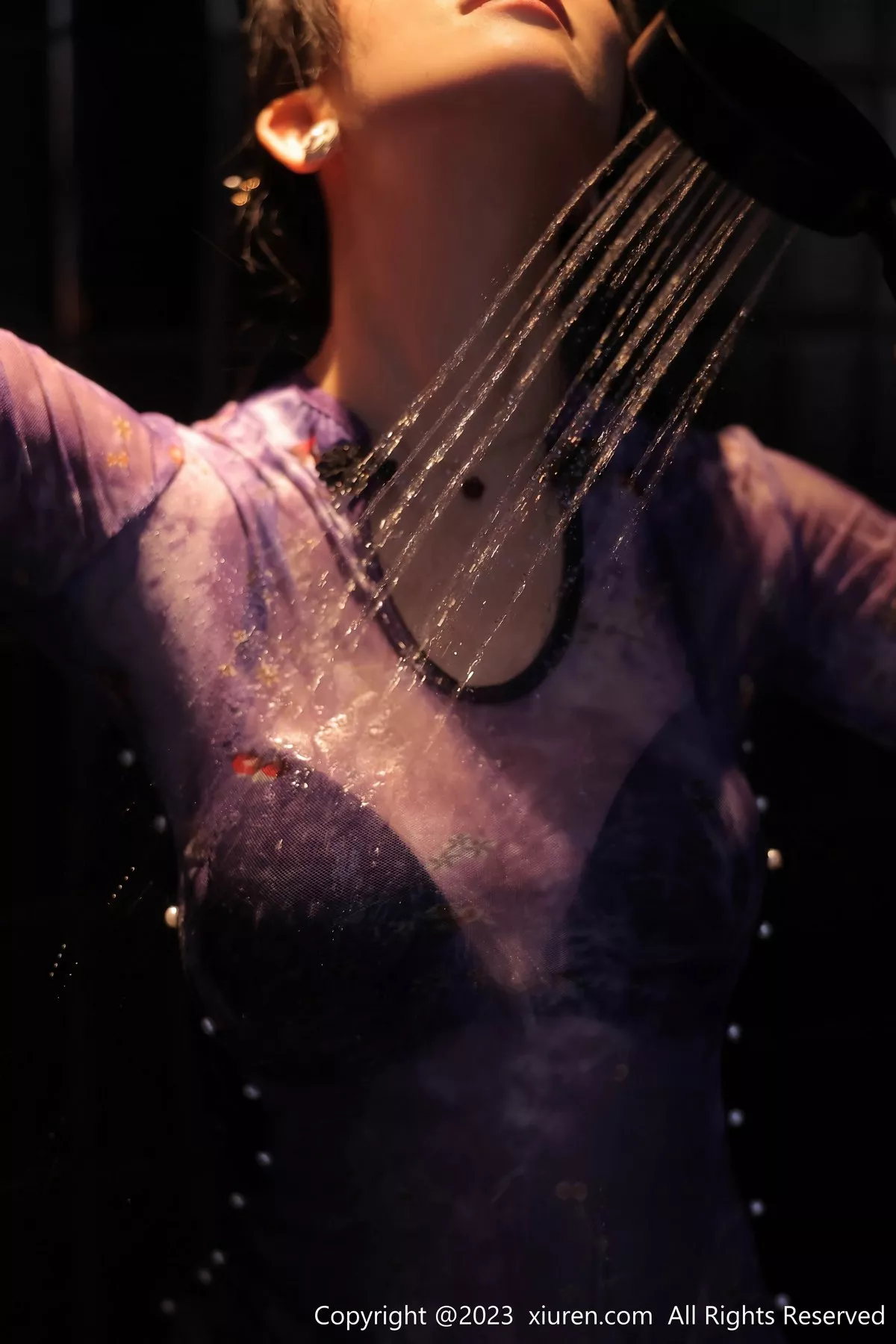 秀人集.com_[XiuRen秀人网]No.6876_模特司柠私房浴室紫色连衣长裙配超薄肉丝秀曼妙身姿诱惑写真56P