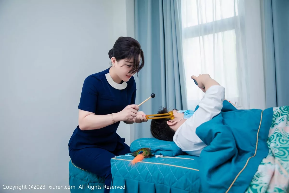 秀人集.com_[XiuRen秀人网]No.6878_模特王婉悠Queen性感技师装扮脱制服露轻透薄纱内衣诱惑写真74P