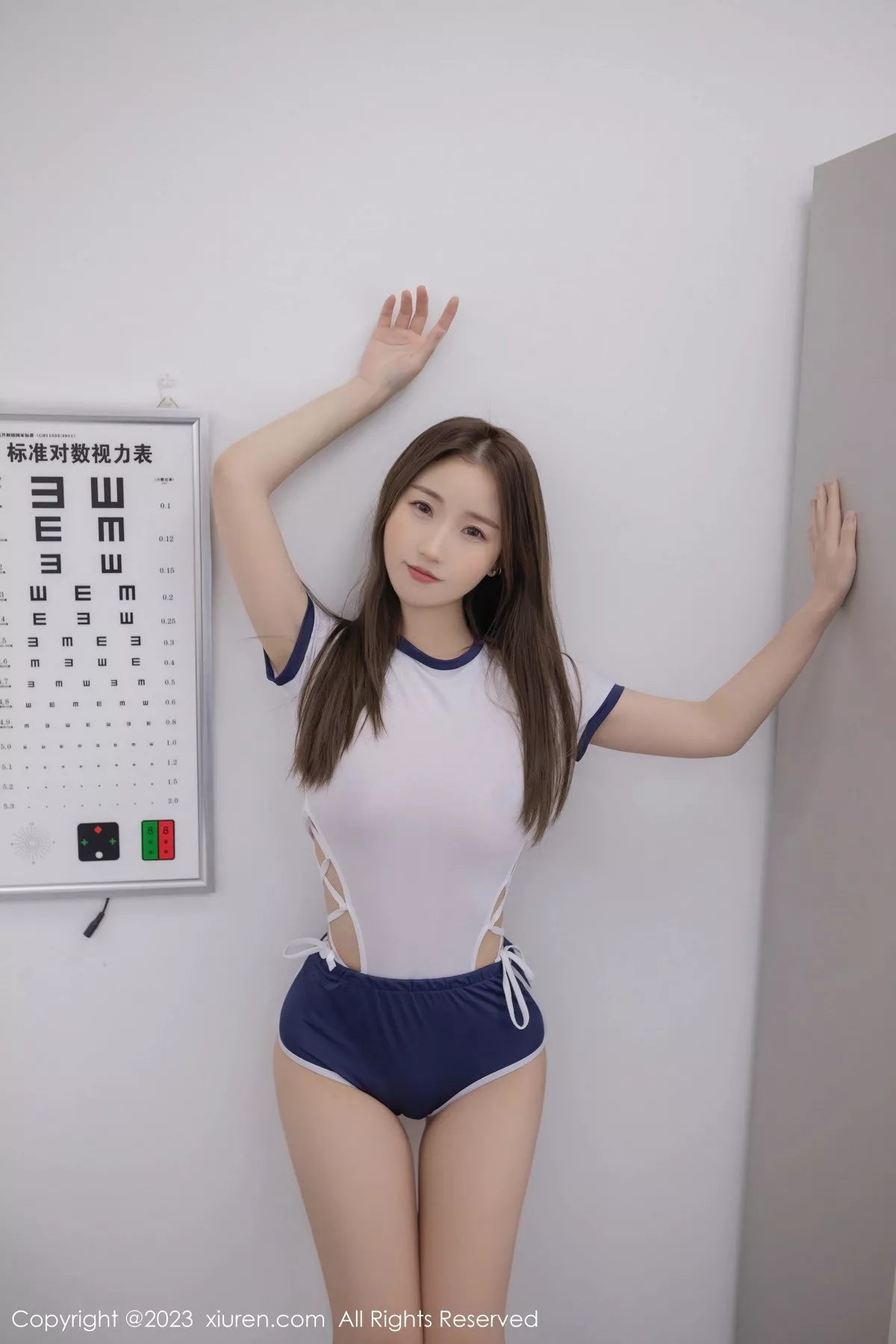 秀人集.com_[XiuRen秀人网]No.7030_模特杏子Yada体检主题性感白色高开叉服饰秀曼妙身姿诱惑写真76P