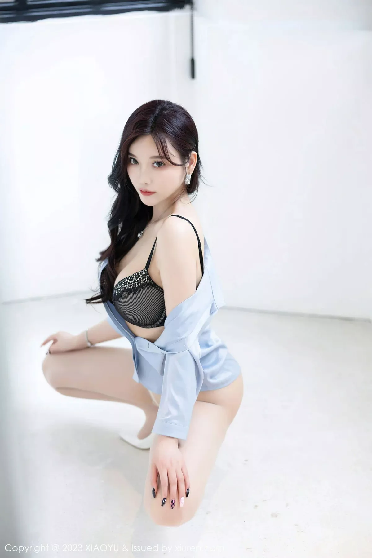 秀人集.com_[XiaoYu画语界]Vol.1065_女神杨晨晨Yome脱OL制服露黑色轻透内衣配超薄肉丝诱惑写真85P