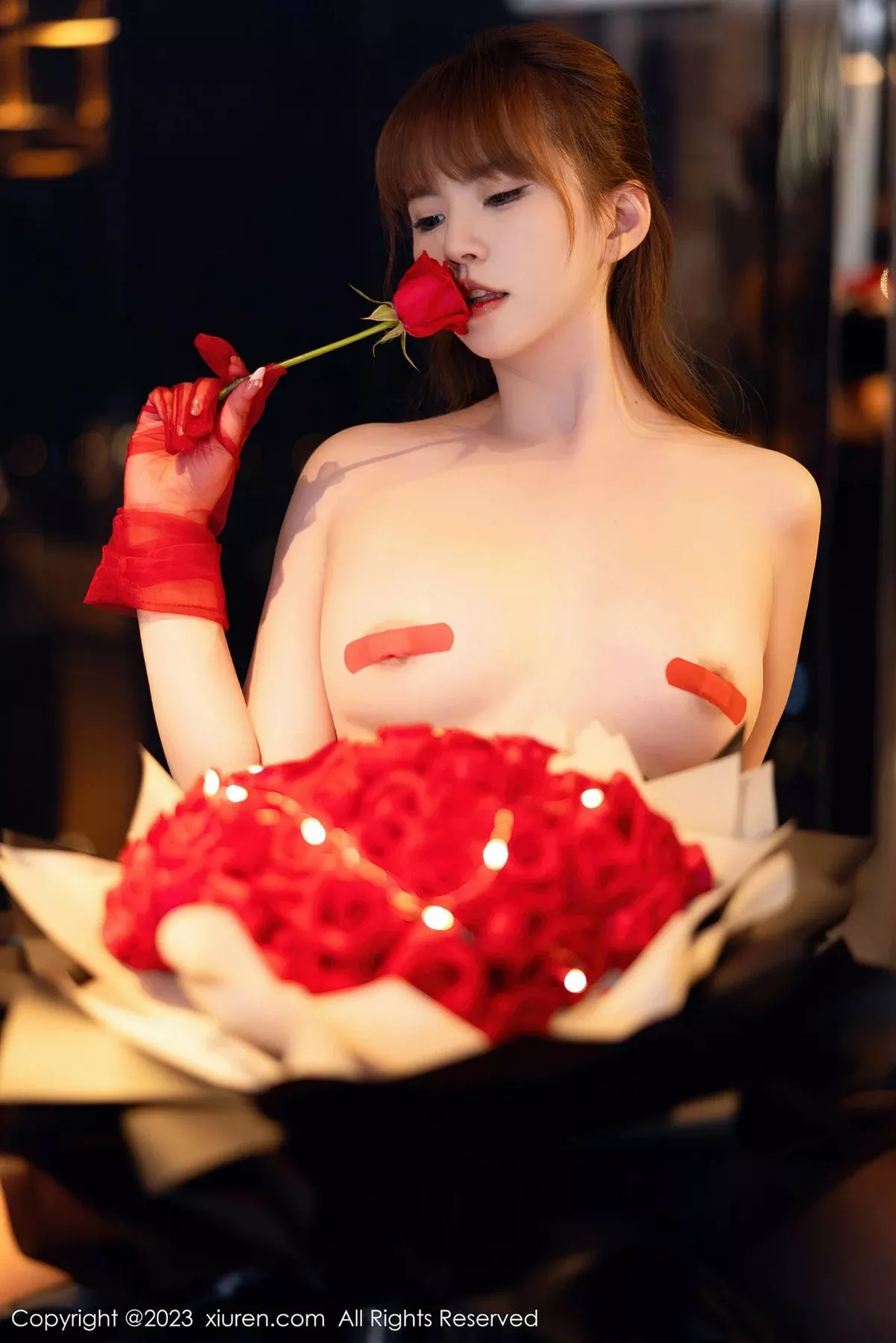 秀人集.com_[XiuRen秀人网]No.6981_模特张思允Nice性感红色轻透情趣内衣露豪乳遮点惹火诱惑写真71P