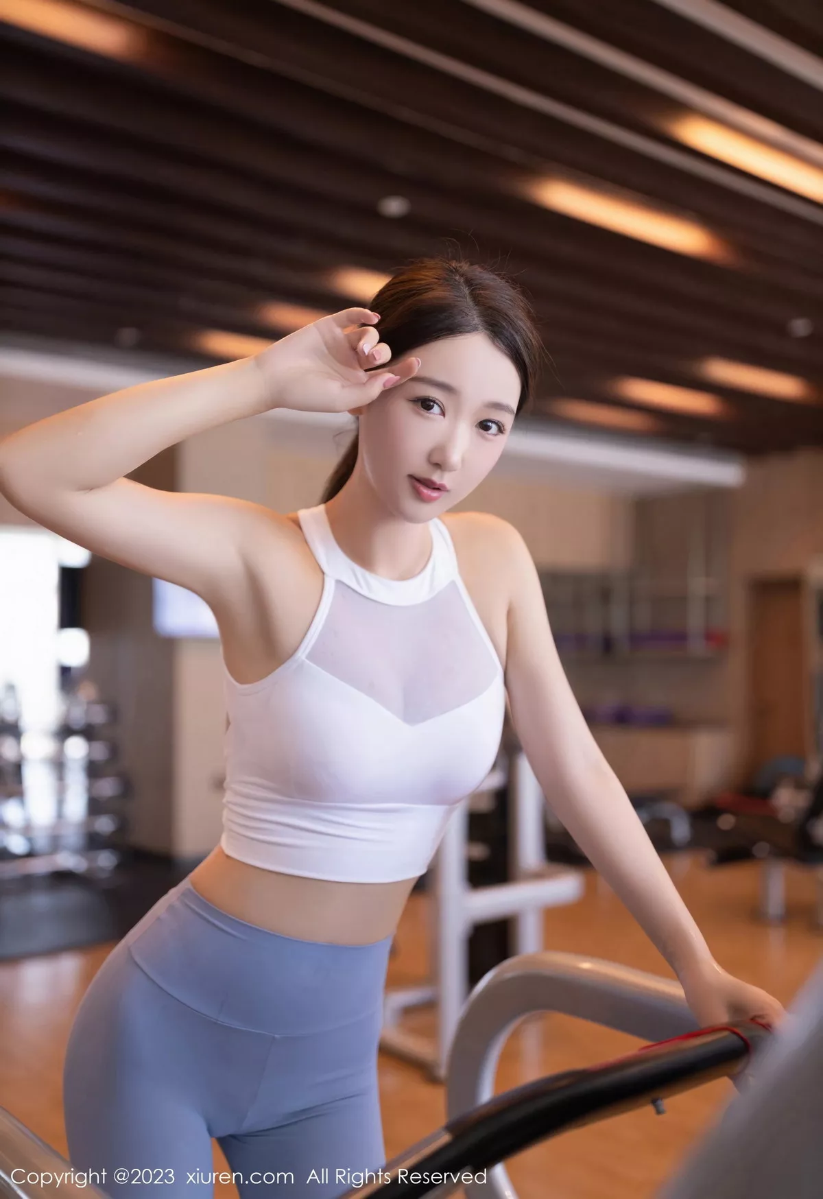 秀人集.com_[XiuRen秀人网]No.7197_模特唐安琪健身房场景性感紧身运动服秀曼妙身姿迷人诱惑写真80P