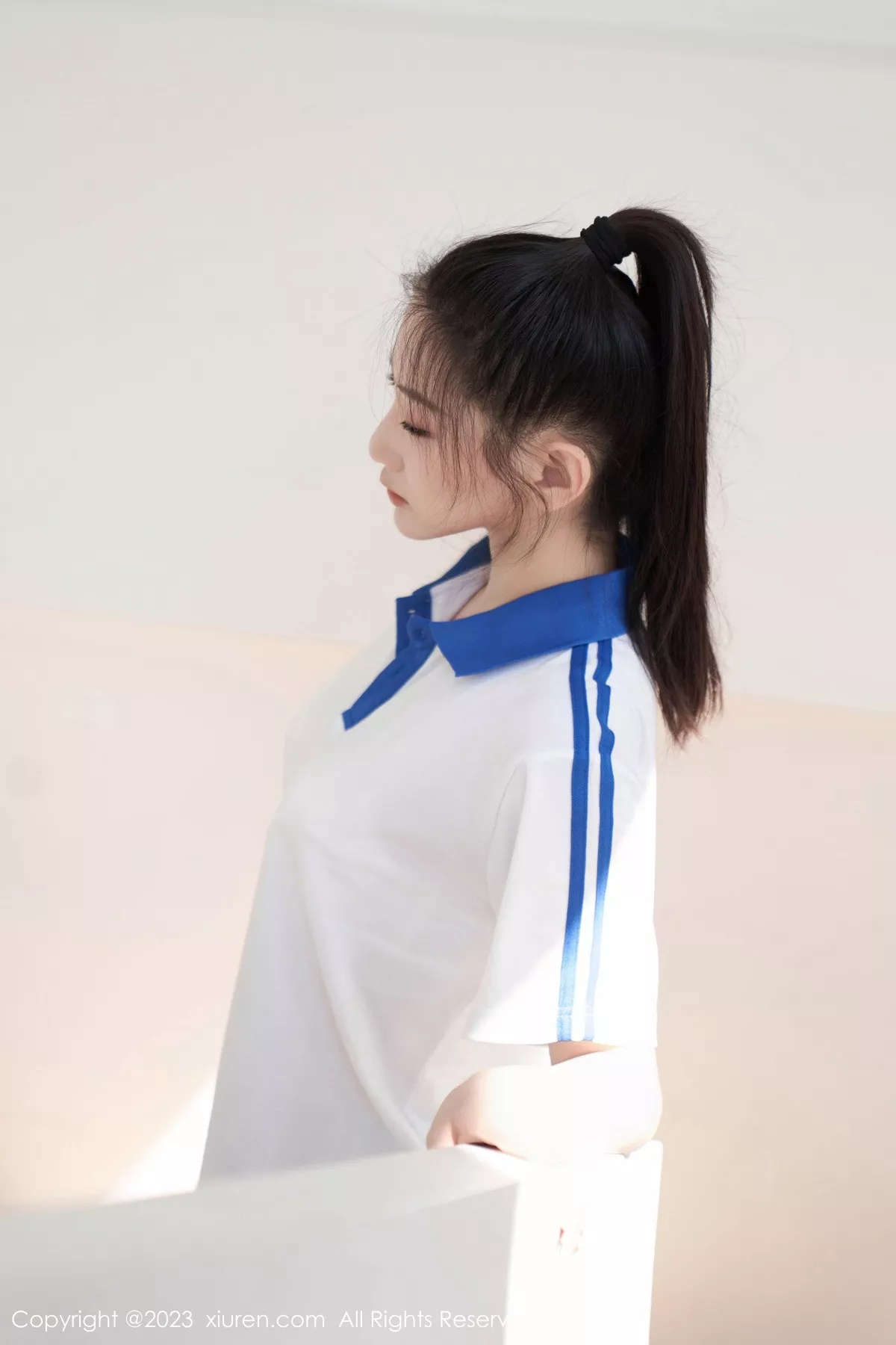 秀人集.com_[XiuRen秀人网]No.7110_模特沈青黛脱性感学生制服露白色蕾丝内衣秀完美身材诱惑写真107P