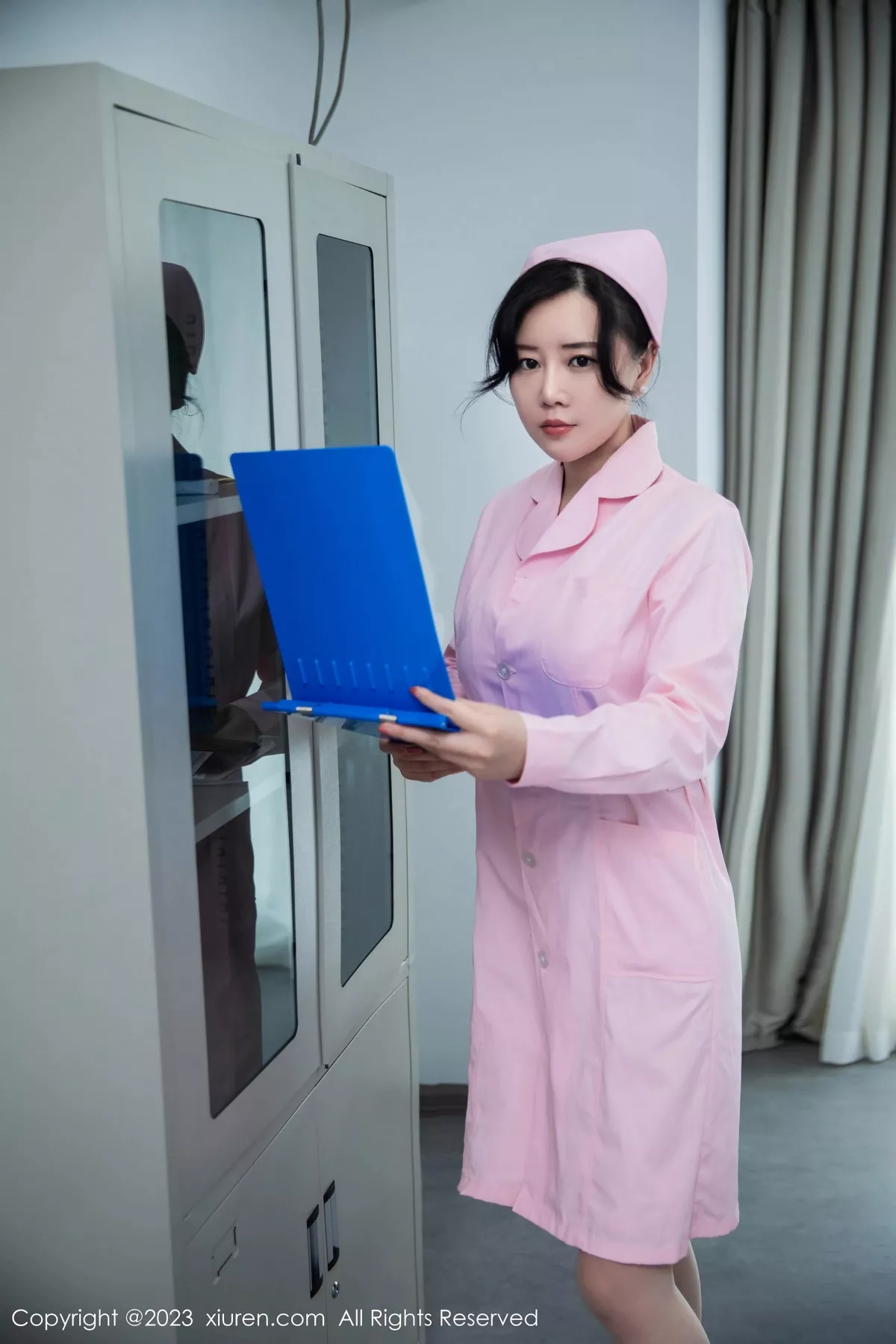 秀人集.com_[XiuRen秀人网]No.7199_模特王婉悠Queen粉色情趣护士服配白丝吊袜秀丰满身材诱惑写真81P