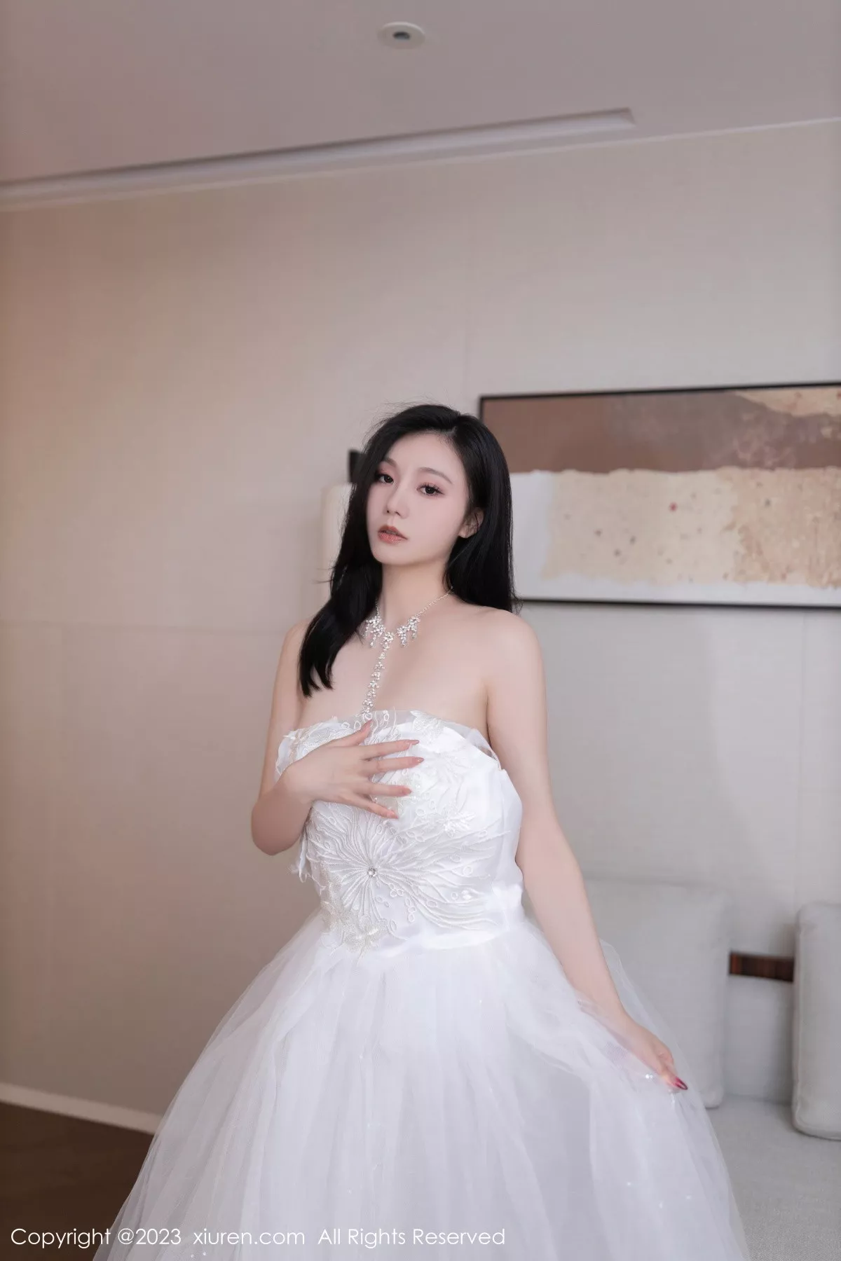 秀人集.com_[XiuRen秀人网]No.7201_模特安然anran私房脱性感白色婚纱长裙秀惹火身材撩人诱惑写真79P