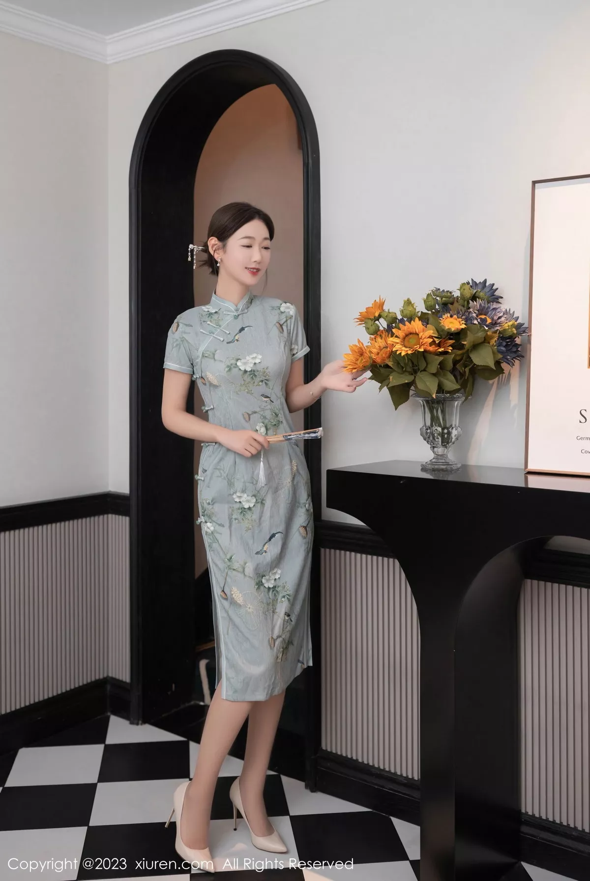 秀人集.com_[XiuRen秀人网]No.7232_模特唐安琪私房浴室性感浅色内衣配原色丝袜秀曼妙身姿诱惑写真76P