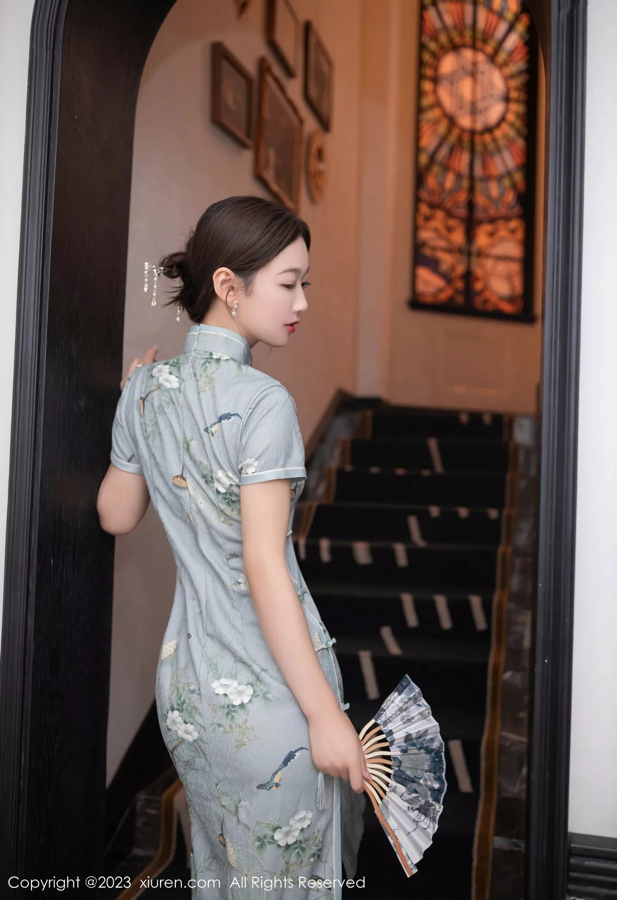 秀人集.com_[XiuRen秀人网]No.7232_模特唐安琪私房浴室性感浅色内衣配原色丝袜秀曼妙身姿诱惑写真76P