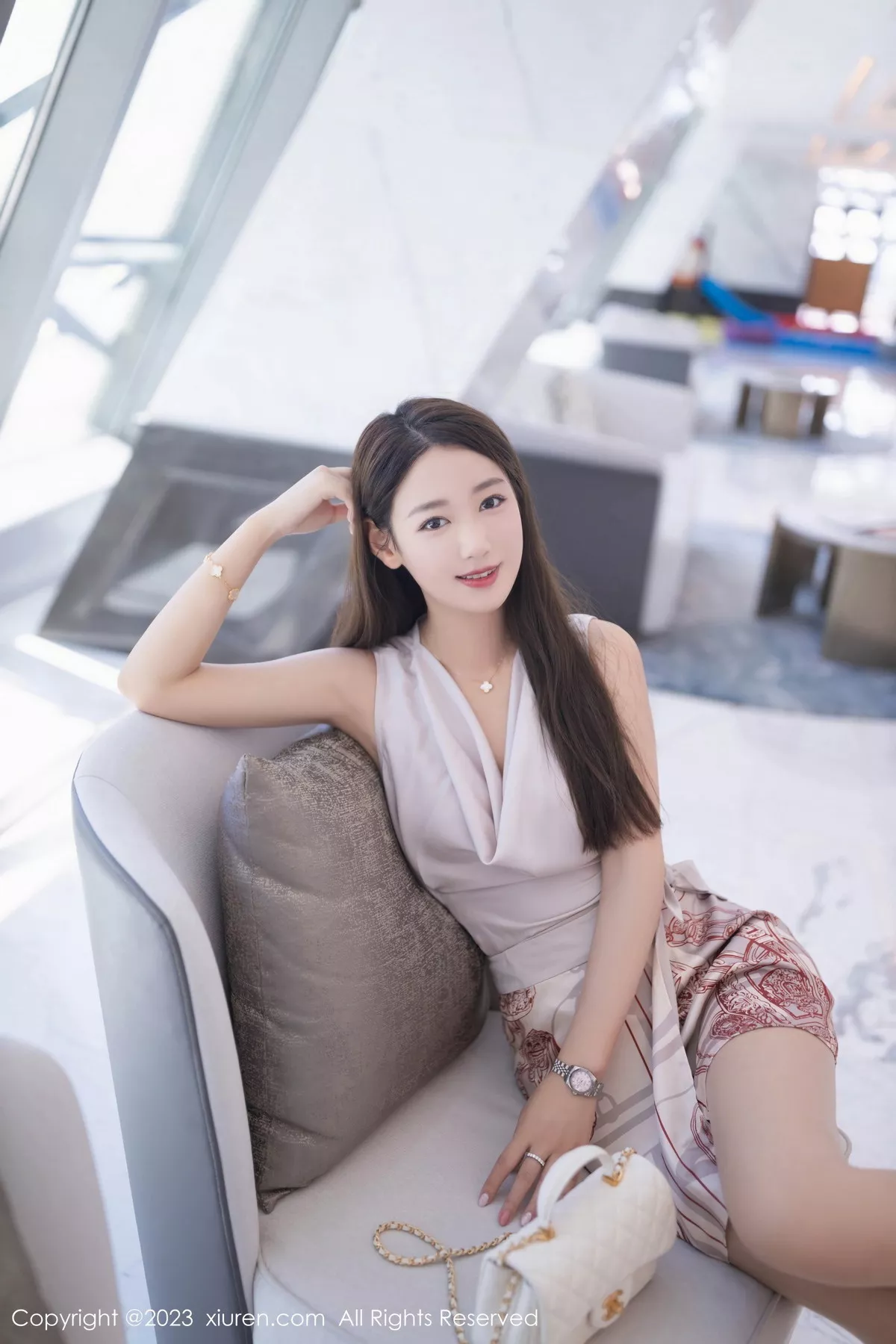 秀人集.com_[XiuRen秀人网]No.7264_模特唐安琪性感淡粉色上衣露粉色蕾丝内衣配开档肉丝诱惑写真78P