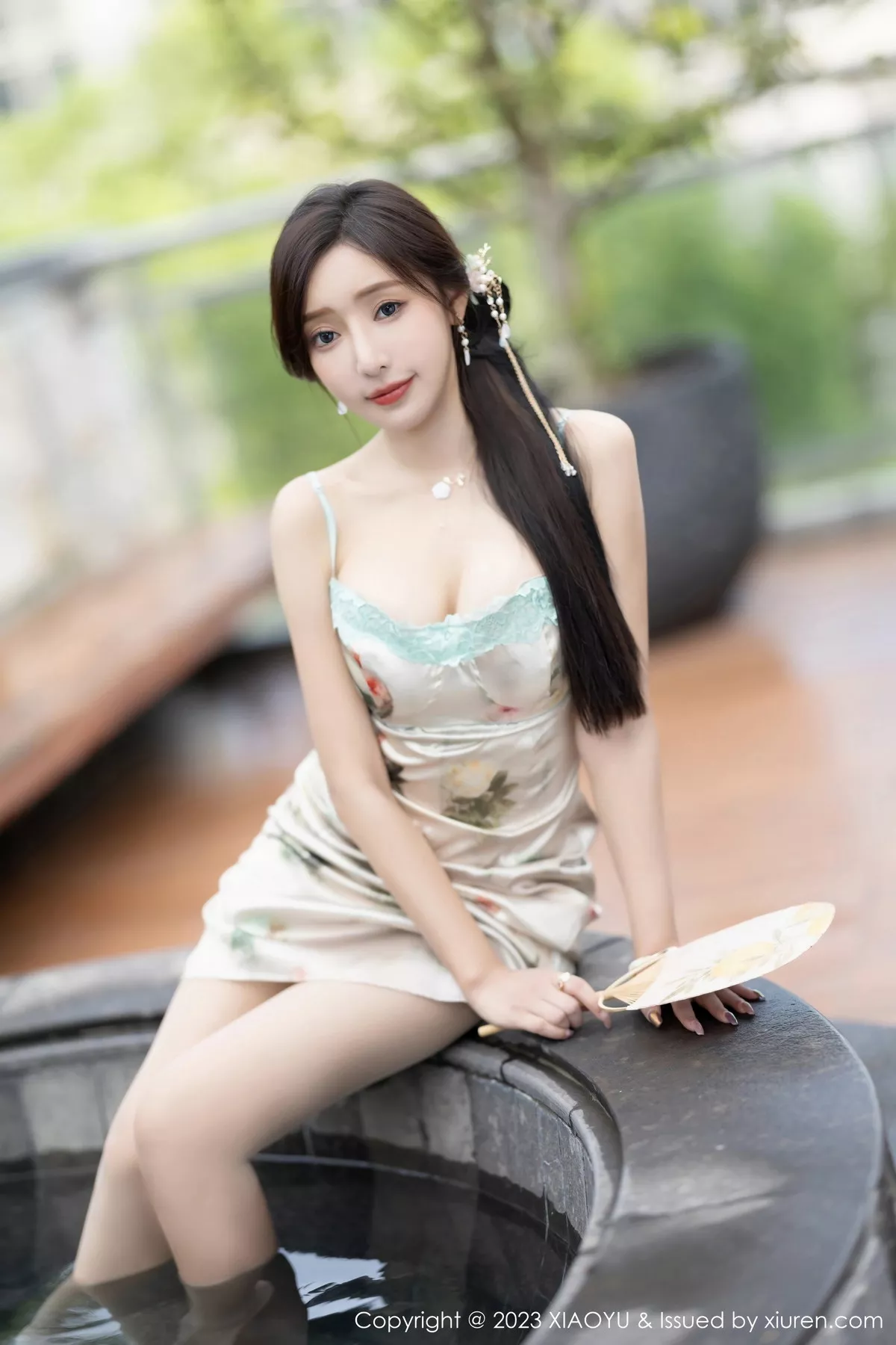 秀人集.com_[XiaoYu画语界]Vol.1097_女神王馨瑶yanni性感浅色吊带长裙+粉色情趣旗袍完美诱惑写真83P