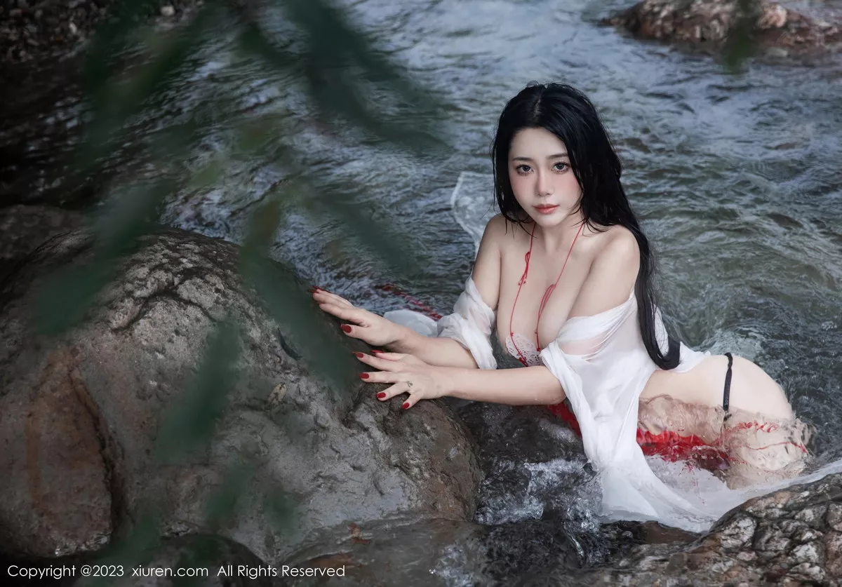 秀人集.com_[XiuRen秀人网]No.7295_模特严利娅Yuliya妲己扮演性感红色薄透古装服饰秀美臀诱惑写真89P