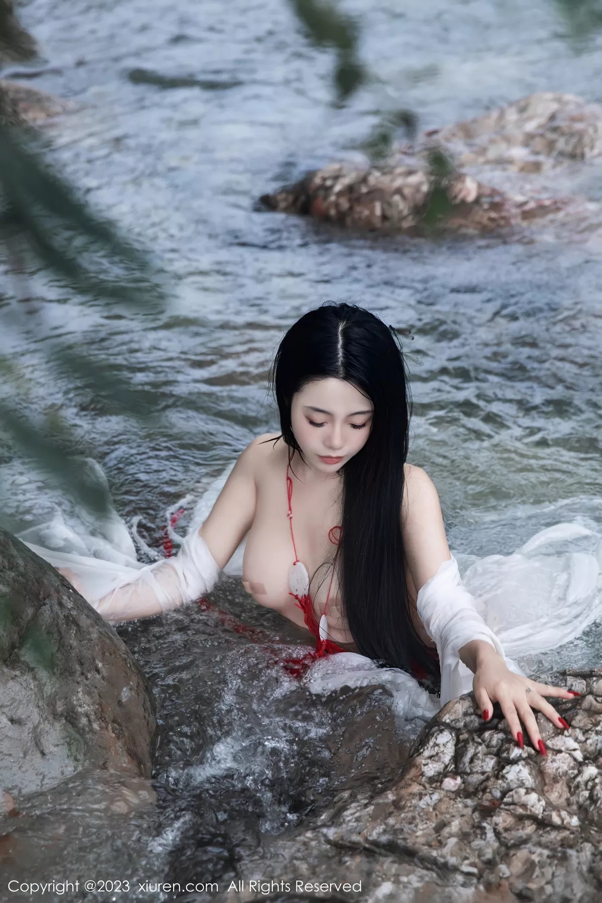 秀人集.com_[XiuRen秀人网]No.7295_模特严利娅Yuliya妲己扮演性感红色薄透古装服饰秀美臀诱惑写真89P