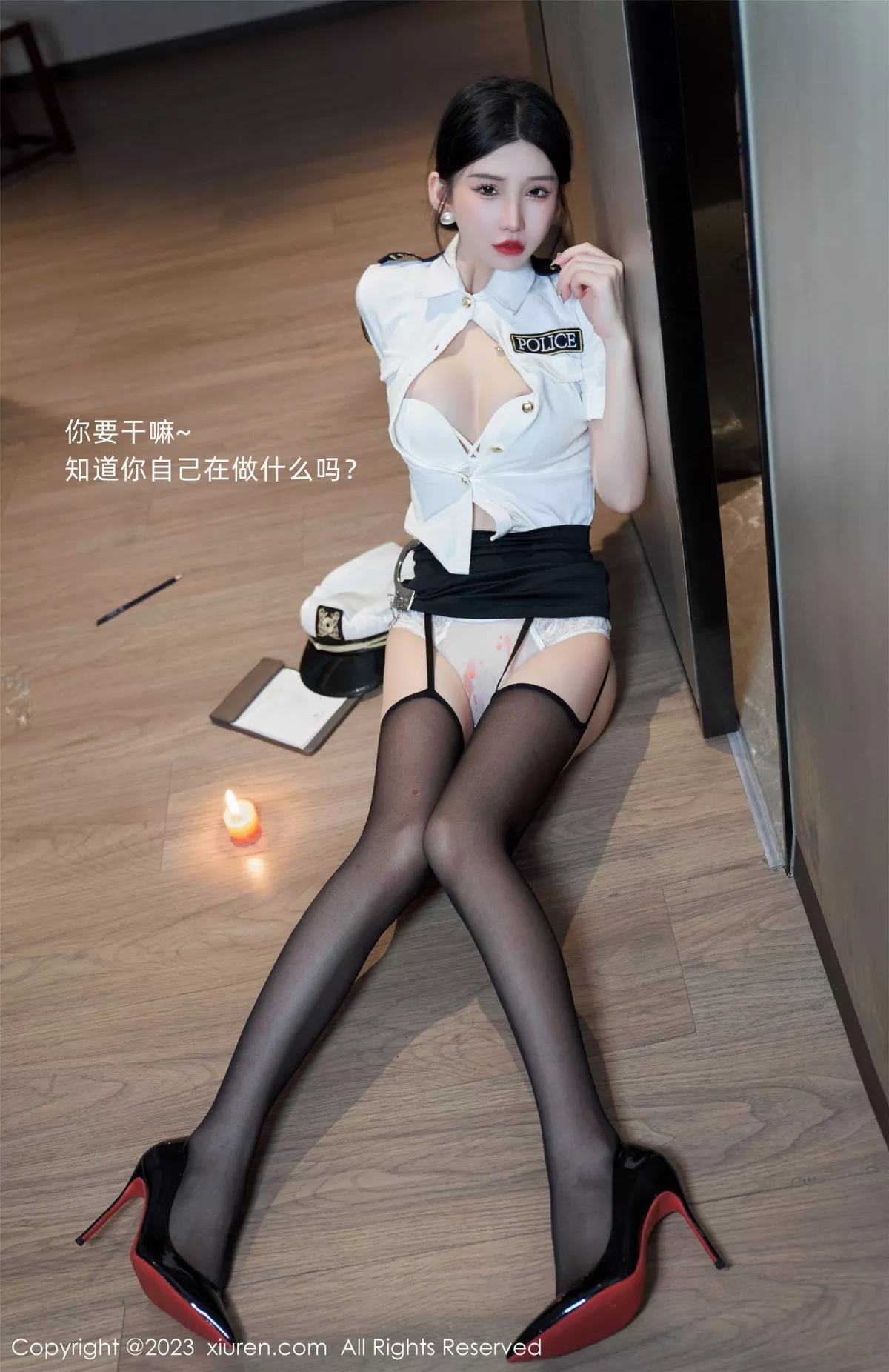 秀人集.com_[XiuRen秀人网]No.7430_女神周于希Sally搜查官主题性感白色内衣配黑丝吊袜诱惑写真111P