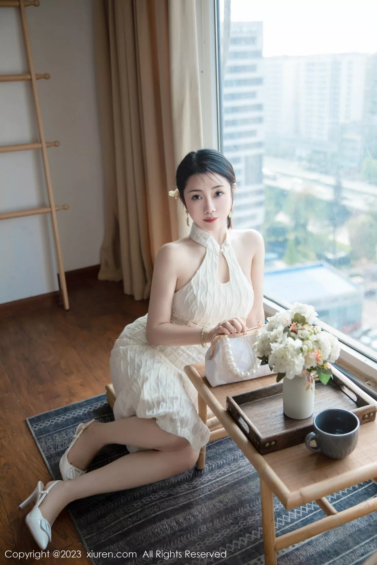 秀人集.com_[XiuRen秀人网]No.7435_模特严利娅Yuliya性感白色旗袍服饰秀婀娜身姿完美诱惑写真71P