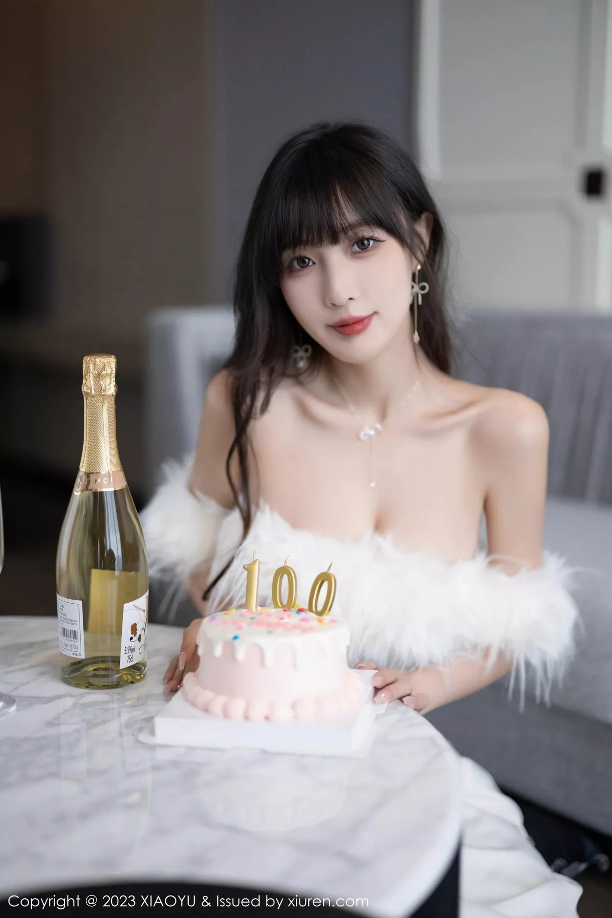 秀人集.com_[XiaoYu画语界]Vol.1120_模特林星阑白色蕾丝情趣内衣+露肩连衣裙秀曼妙身姿诱惑写真102P