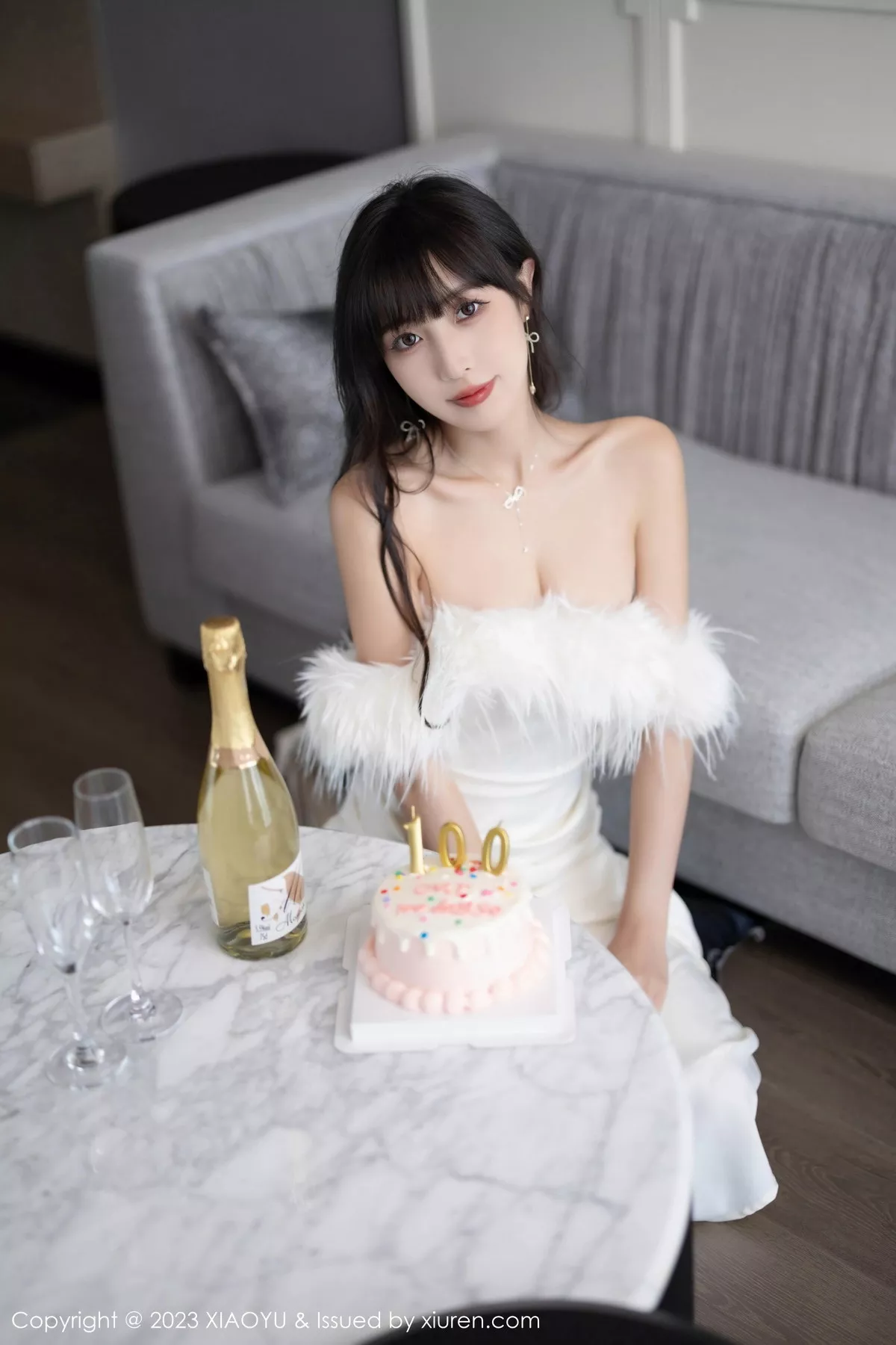 秀人集.com_[XiaoYu画语界]Vol.1120_模特林星阑白色蕾丝情趣内衣+露肩连衣裙秀曼妙身姿诱惑写真102P