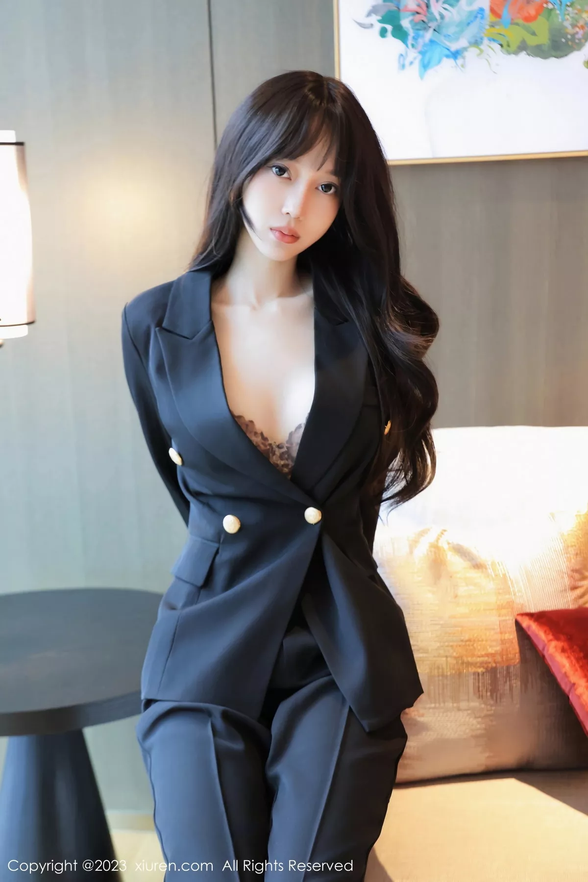 秀人集.com_[XiuRen秀人网]No.7502_模特玥儿玥er性感薄纱暖灰内衣配黑丝裤袜秀曼妙身姿诱惑写真78P