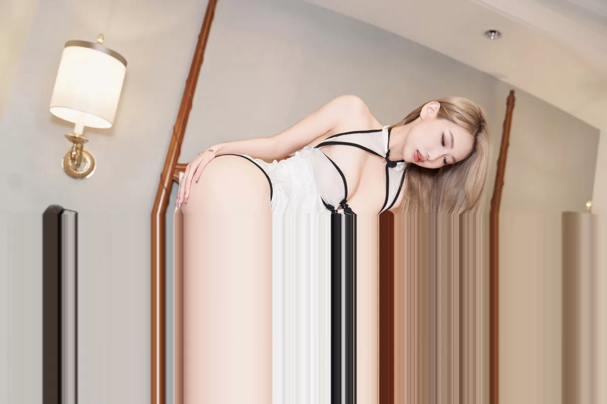 秀人集.com_[XiuRen秀人网]No.7743_模特沈青黛性感白色情趣旗袍配超薄肉丝秀曼妙身姿诱惑写真90P