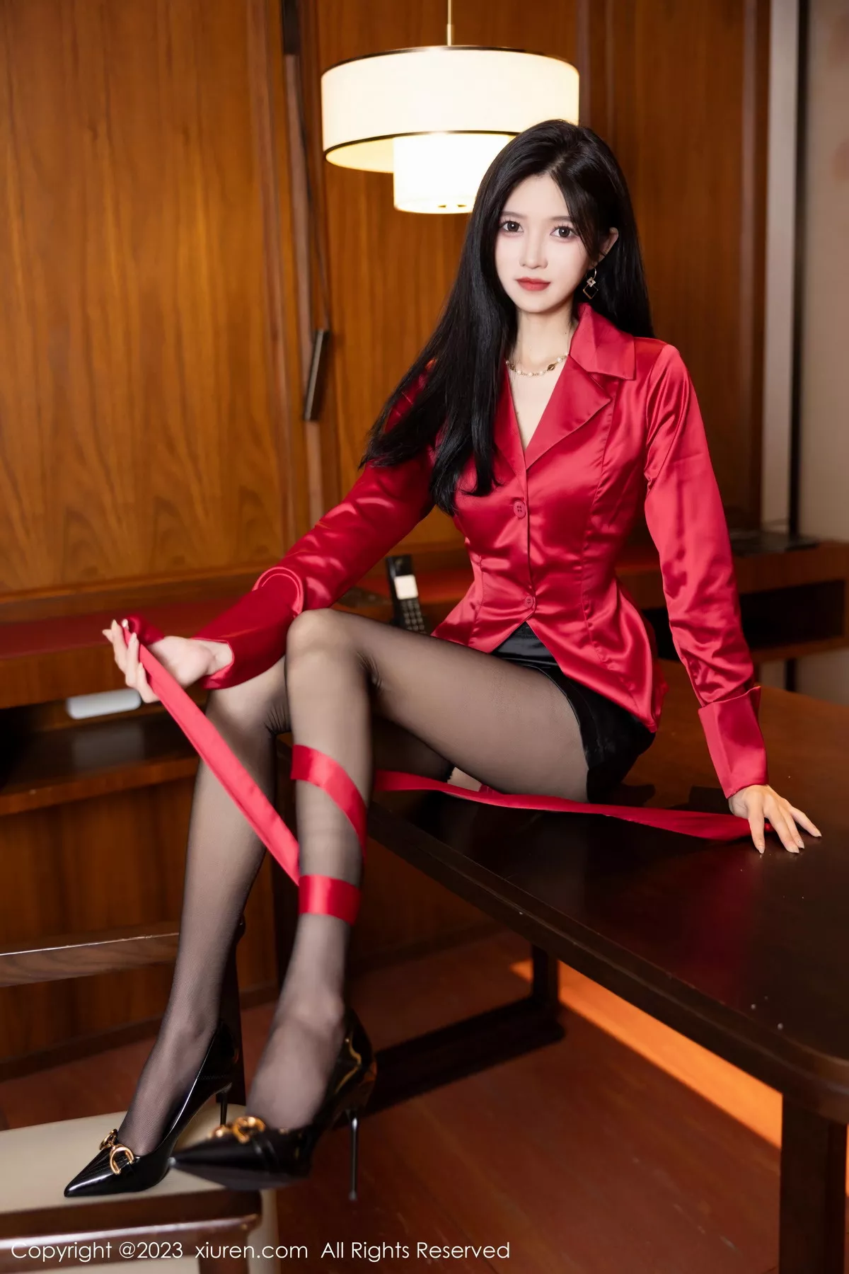 秀人集.com_[XiuRen秀人网]No.7750_模特程程程性感红色蕾丝情趣内衣配红丝吊袜秀曼妙身姿诱惑写真83P