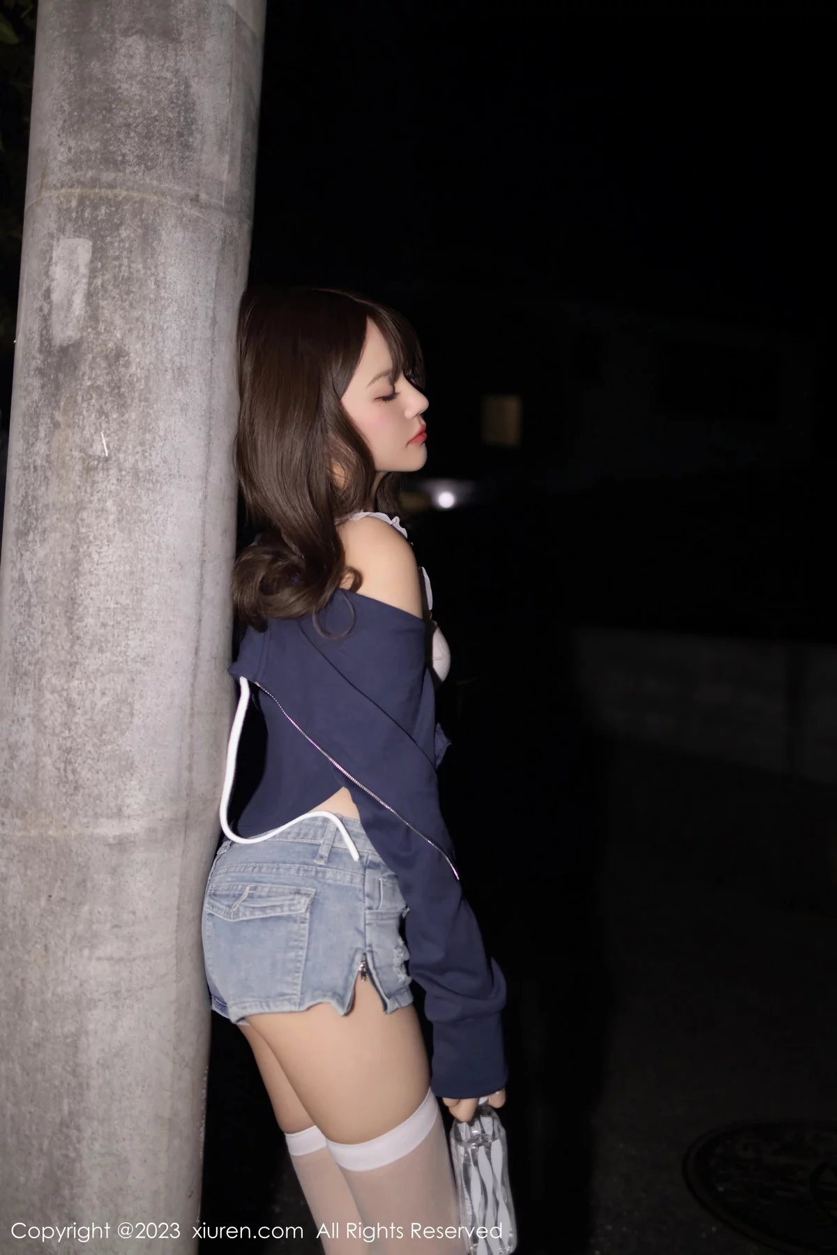 秀人集.com_[XiuRen秀人网]No.7817_模特鱼子酱Fish性感淡蓝色内衣配超短牛仔裤秀曼妙身姿诱惑写真84P