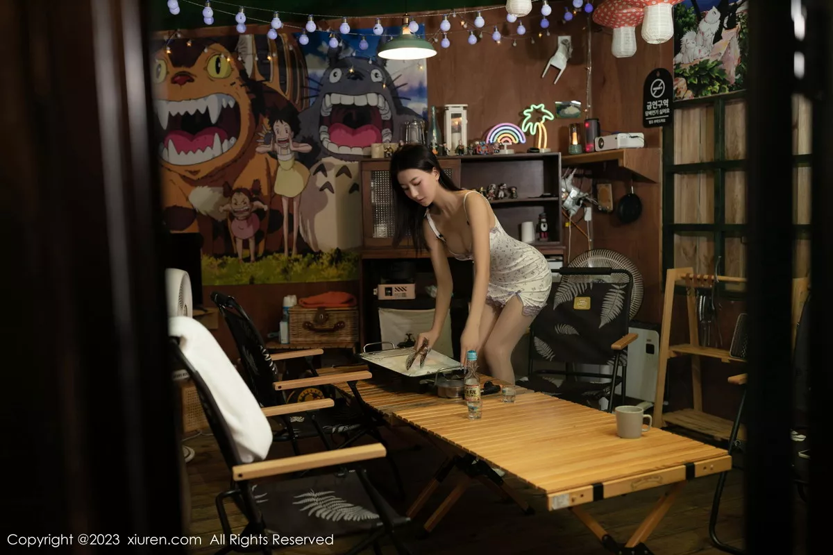 秀人集.com_[XiuRen秀人网]No.7694_模特熊小诺性感白色图案吊带短裙露白色内衣秀曼妙身姿诱惑写真76P