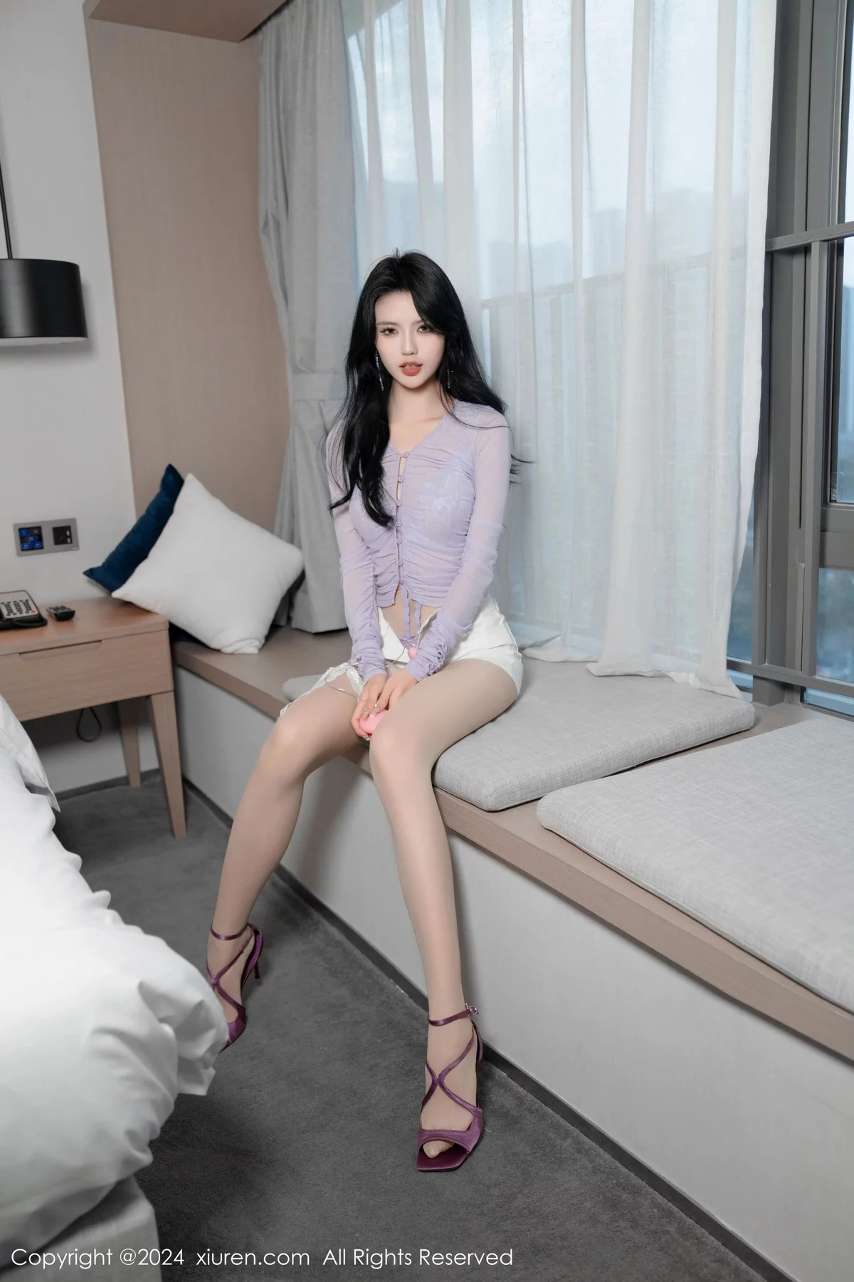 秀人集.com_[XiuRen秀人网]No.7912_模特浅浅Danny性感紫色蕾丝内衣配原色丝袜秀丰腴身姿诱惑写真86P