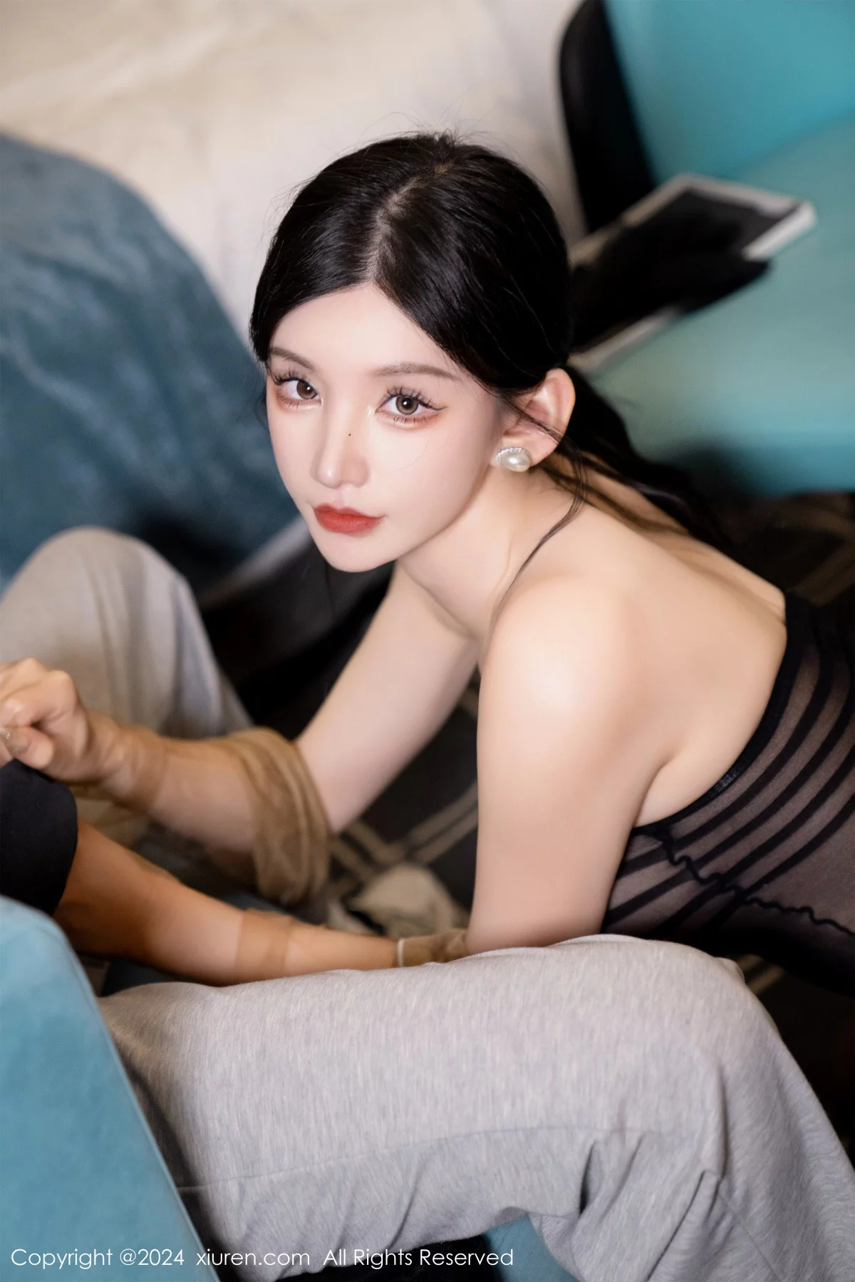 秀人集.com_[XiuRen秀人网]No.7956_女神周于希Sally性感深色上衣露超薄黑丝秀惹火身材撩人诱惑写真98P