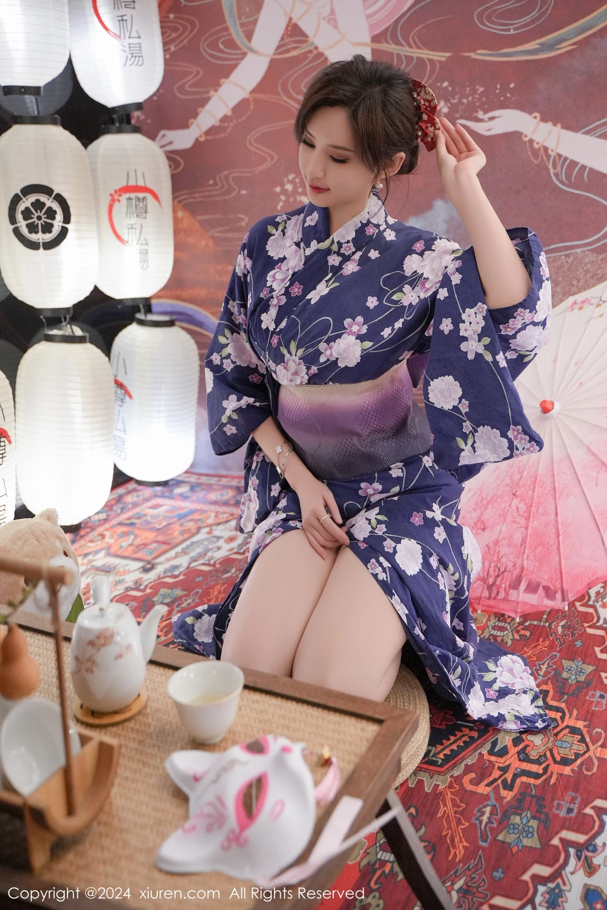 秀人集.com_[XiuRen秀人网]No.7975_女神Carol周妍希深蓝色日式和服配超薄肉丝秀丰满身材诱惑写真70P