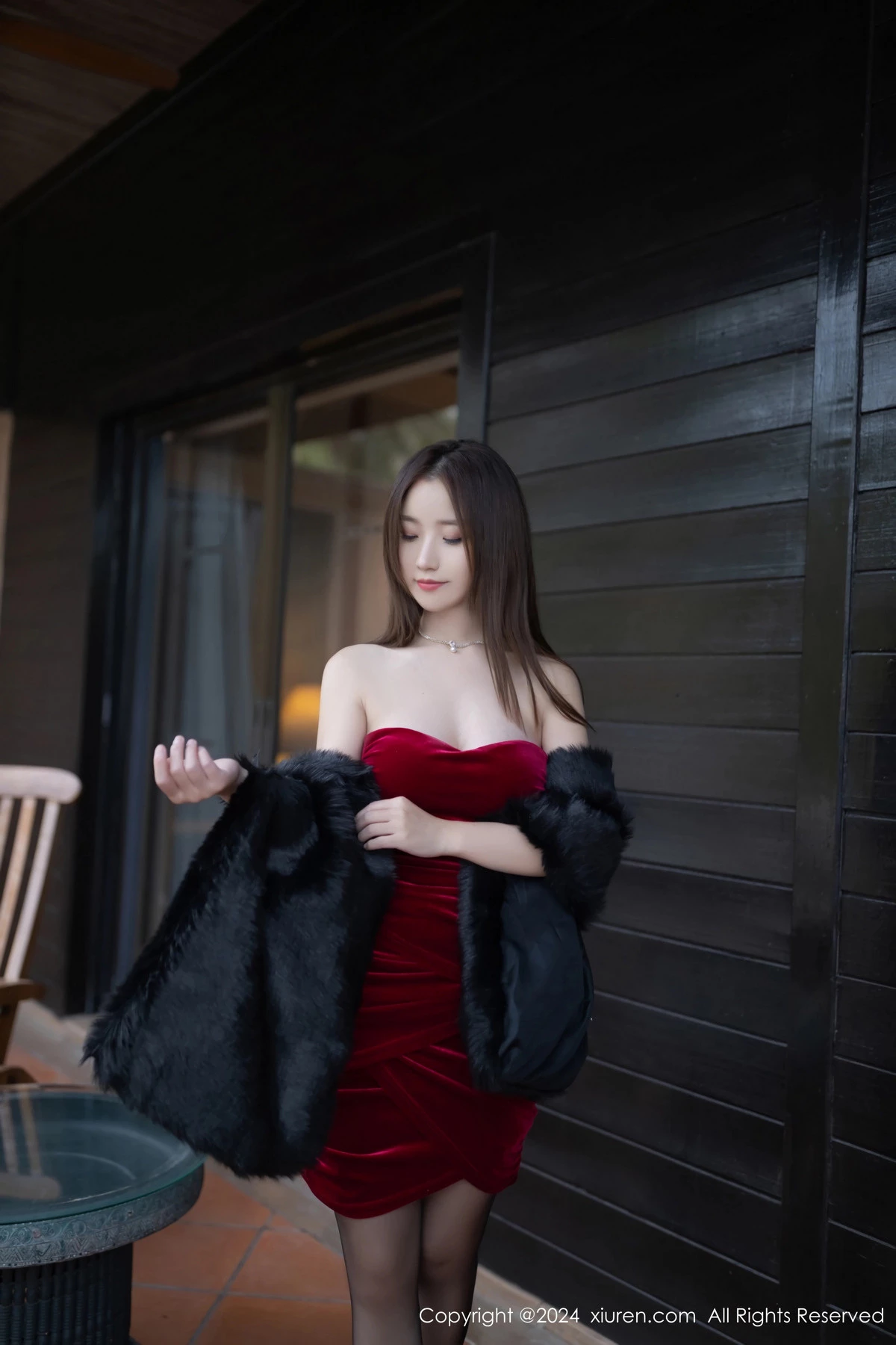 秀人集.com_[XiuRen秀人网]No.8077_模特杏子Yada性感红色连衣短裙露黑色内衣秀曼妙身姿诱惑写真82P