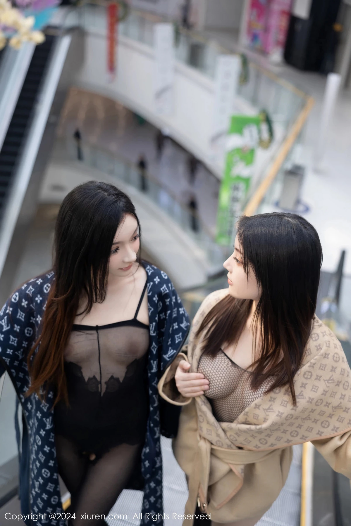 秀人集.com_[XiuRen秀人网]No.8099_模特合集豆瓣酱商场场景性感黑色情趣服饰秀惹火身材诱惑写真84P