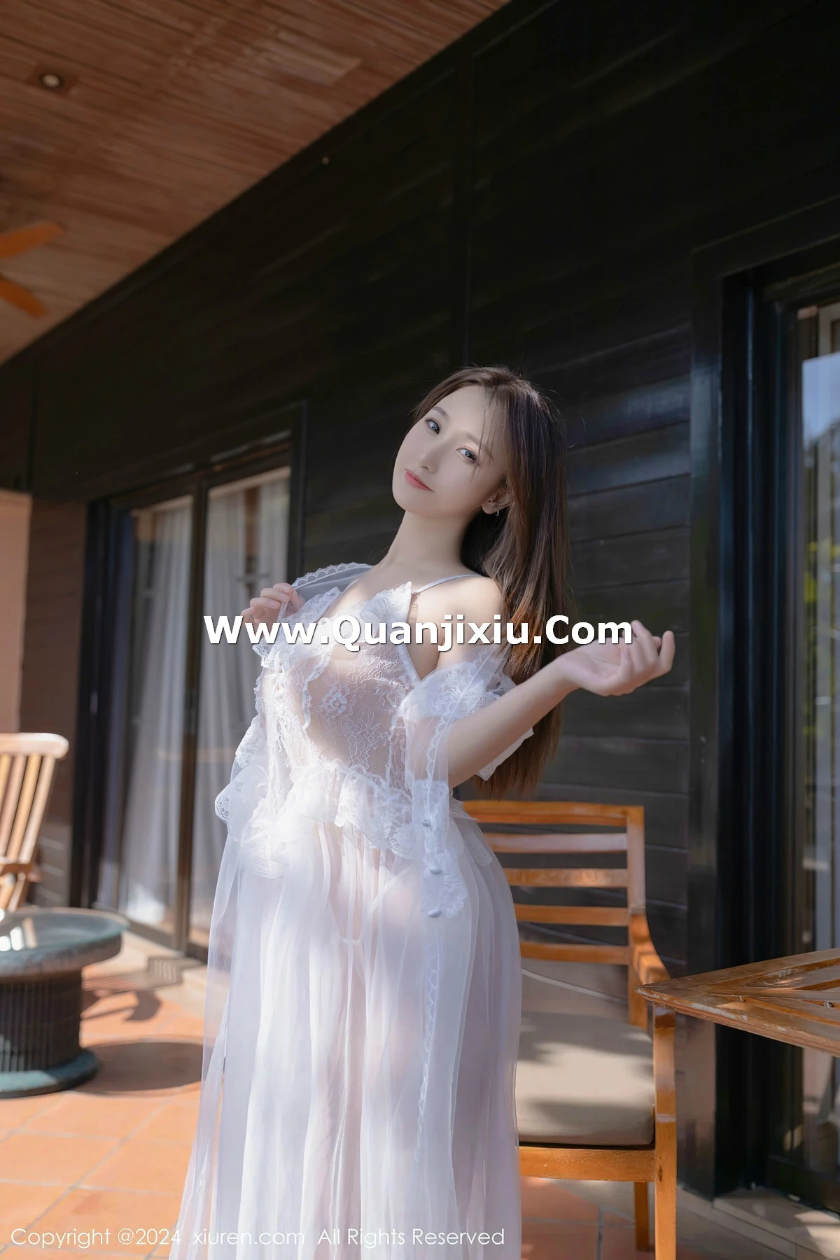 秀人集.com_[XiuRen秀人网]No.8302_模特杏子Yada性感白色薄纱长裙配超薄肉丝秀曼妙身姿诱惑写真81P