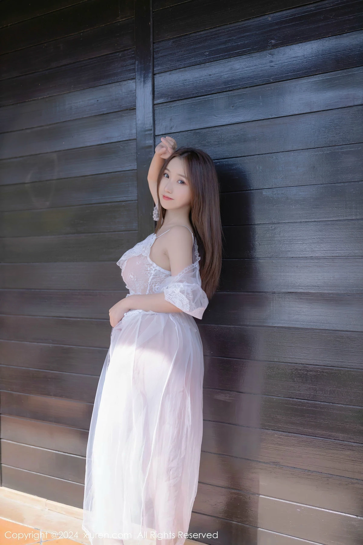秀人集.com_[XiuRen秀人网]No.8302_模特杏子Yada性感白色薄纱长裙配超薄肉丝秀曼妙身姿诱惑写真81P