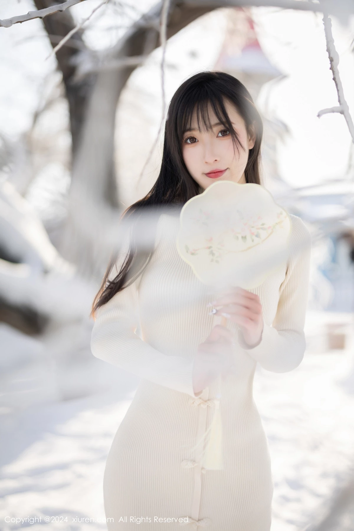 秀人集.com_[XiuRen秀人网]No.8307_模特林星阑性感白色连衣长裙露白色吊带内衣秀曼妙身姿诱惑写真82P