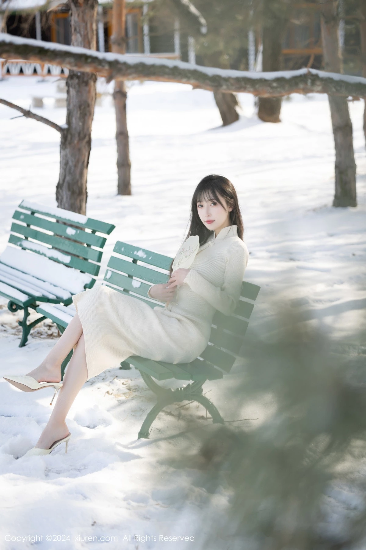 秀人集.com_[XiuRen秀人网]No.8307_模特林星阑性感白色连衣长裙露白色吊带内衣秀曼妙身姿诱惑写真82P