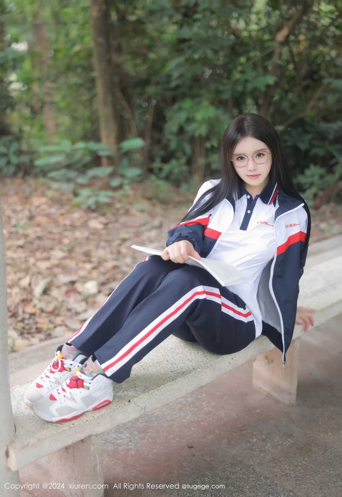 秀人集.com_[XiuRen秀人网]No.8335_模特小薯条nienie户外性感学生运动装露超薄肉丝撩人诱惑写真88P