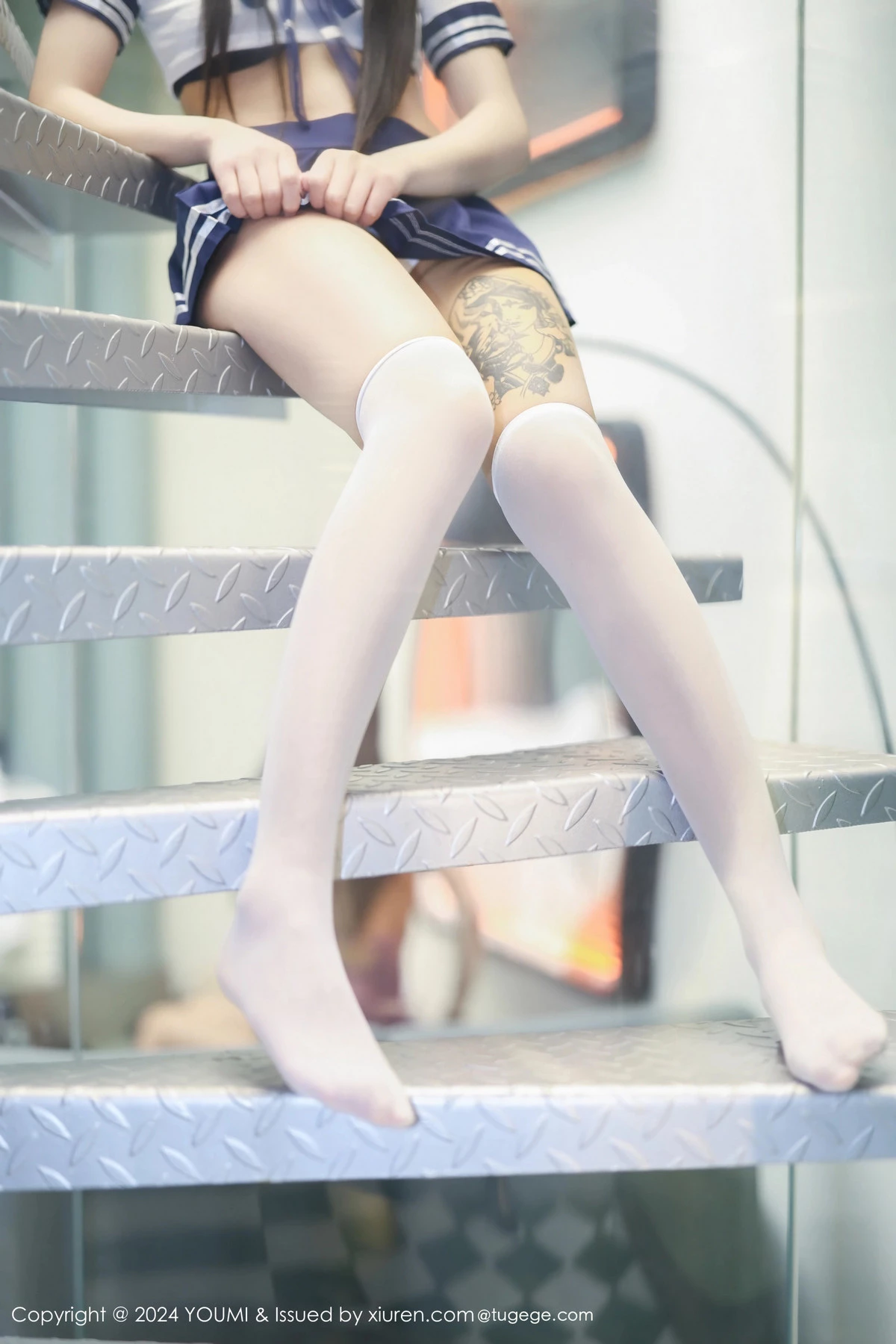 秀人集.com_[YouMi尤蜜荟]Vol.1048_模特赵可欣baby性感超短JK制服配白色丝袜秀曼妙身姿完美写真51P