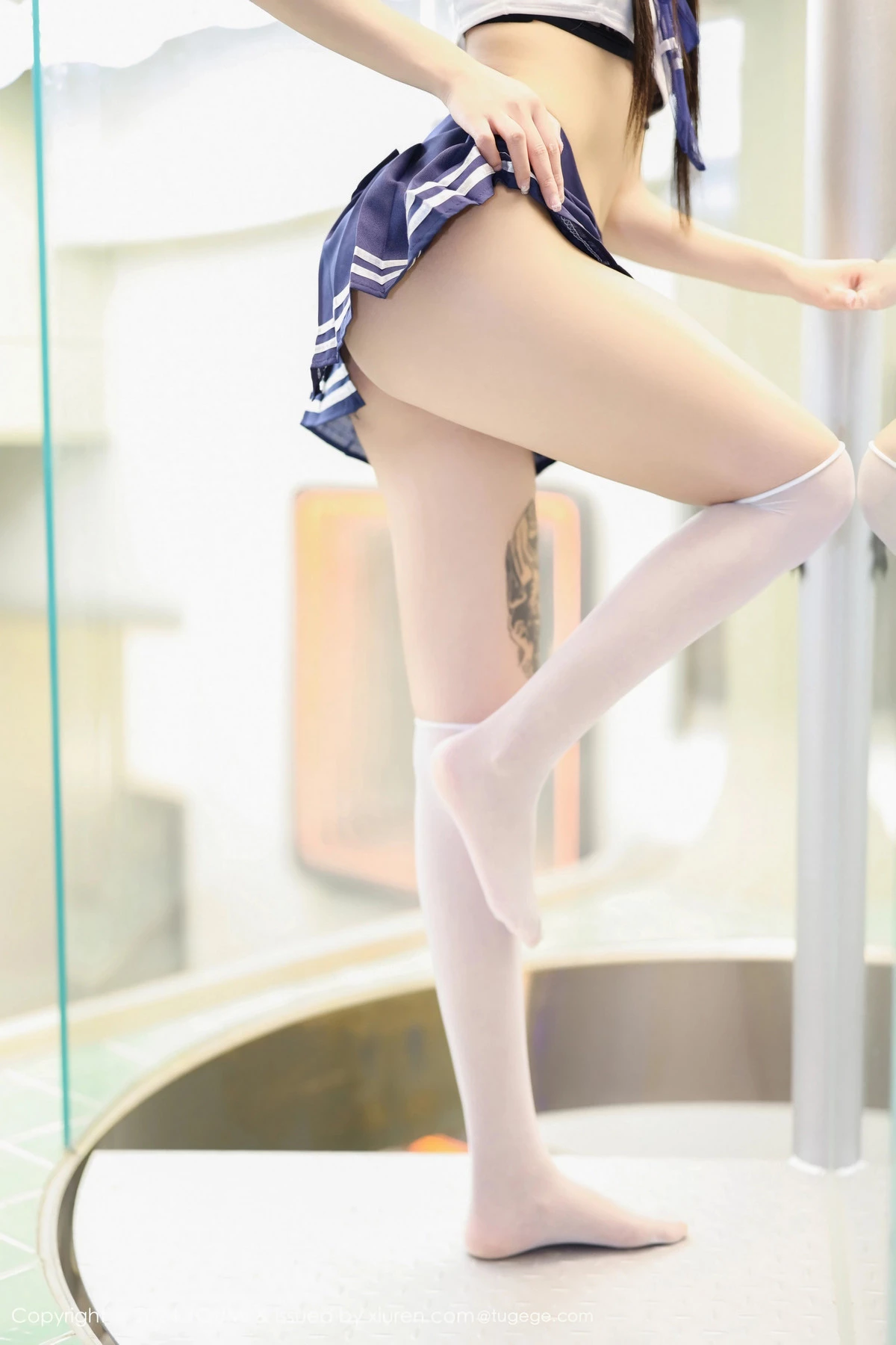 秀人集.com_[YouMi尤蜜荟]Vol.1048_模特赵可欣baby性感超短JK制服配白色丝袜秀曼妙身姿完美写真51P
