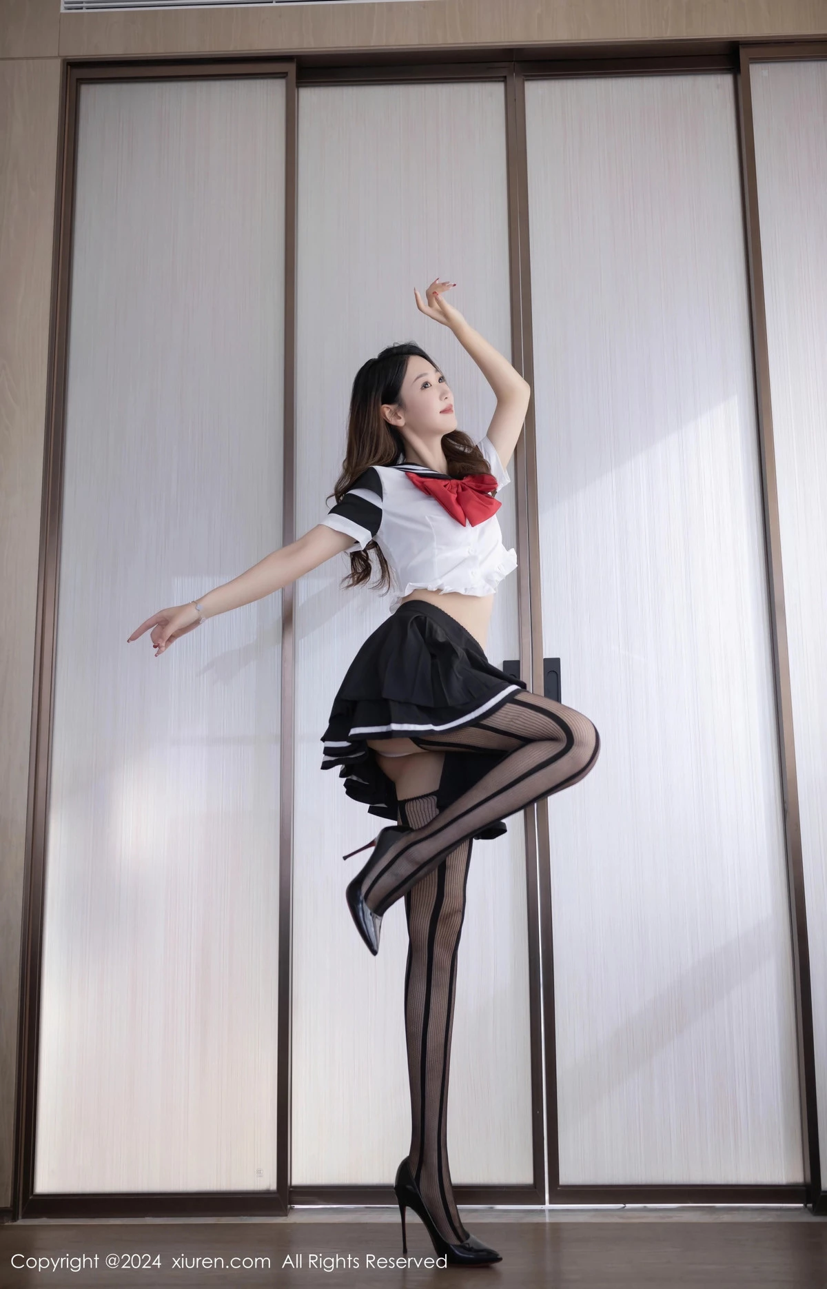 秀人集.com_[XiuRen秀人网]No.8287_模特唐安琪私房性感白色内衣配黑丝吊袜秀曼妙身姿惹火诱惑写真80P