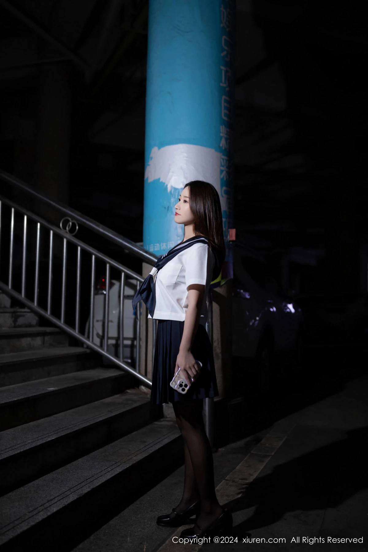 秀人集.com_[XiuRen秀人网]No.8443_模特杏子Yada天台捆绑主题性感白色制服秀曼妙身姿迷人写真78P