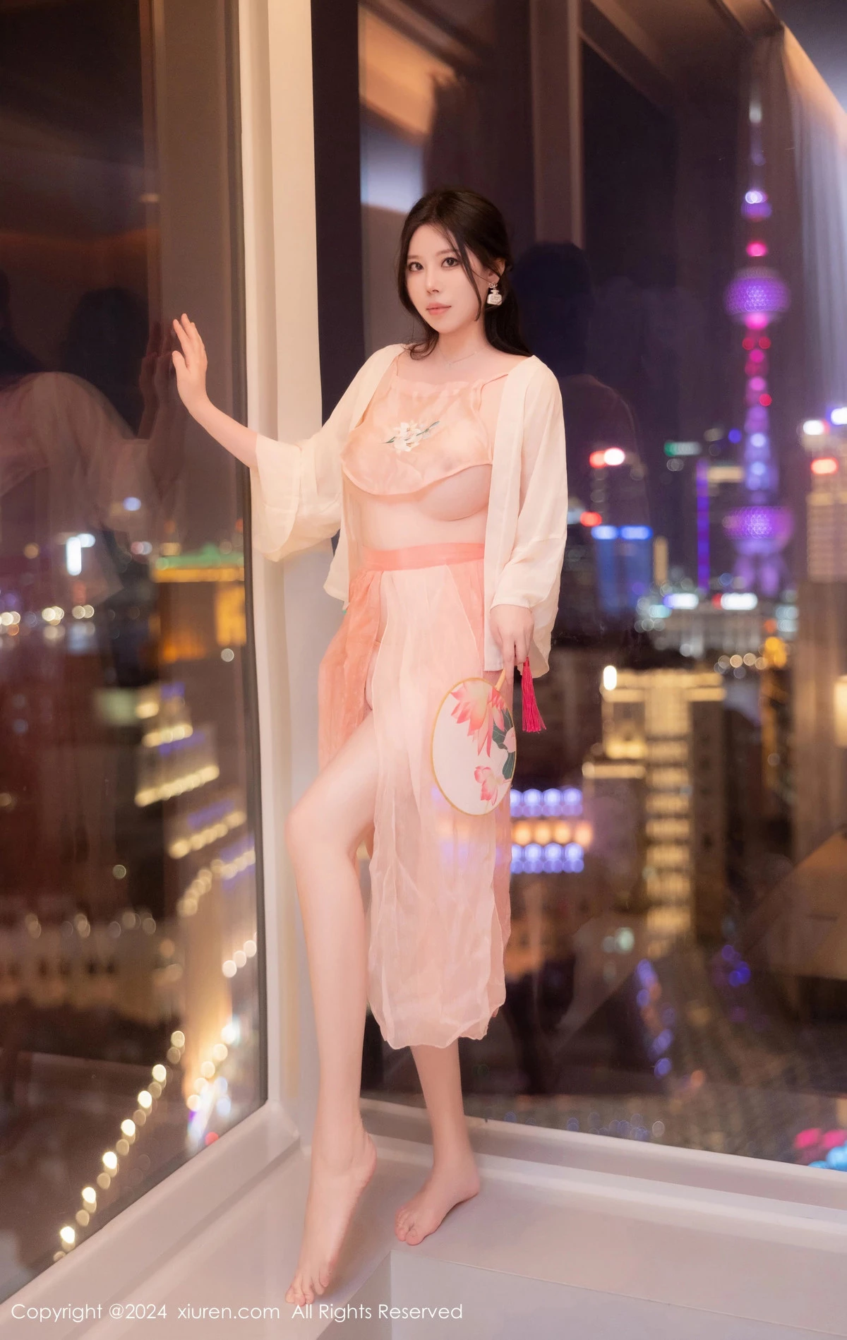 秀人集.com_[XiuRen秀人网]No.8503_模特白茹雪私房性感粉色薄纱古装服饰秀丰腴身材撩人诱惑写真73P