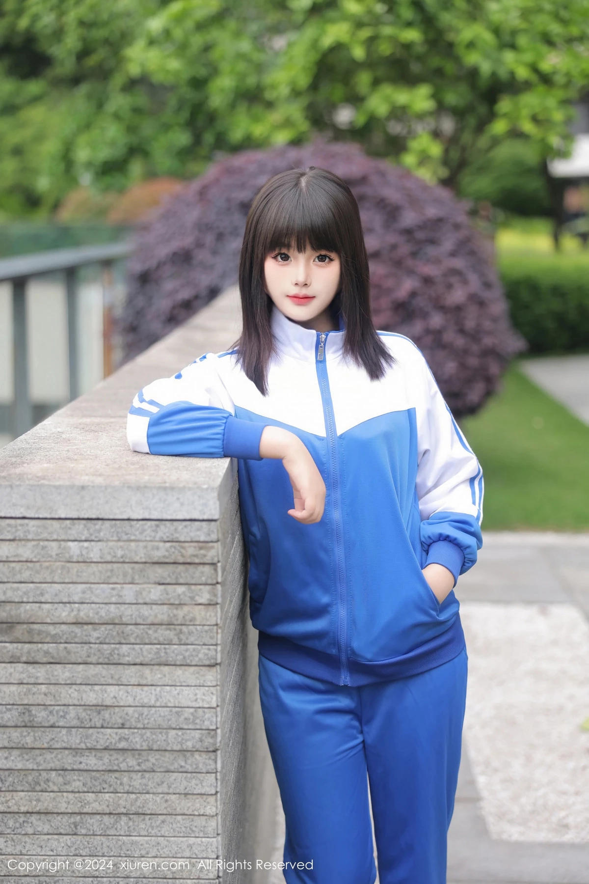 秀人集.com_[XiuRen秀人网]No.8648_模特徐若兮性感学生装露黑色蕾丝情趣内衣秀曼妙身姿诱惑写真78P