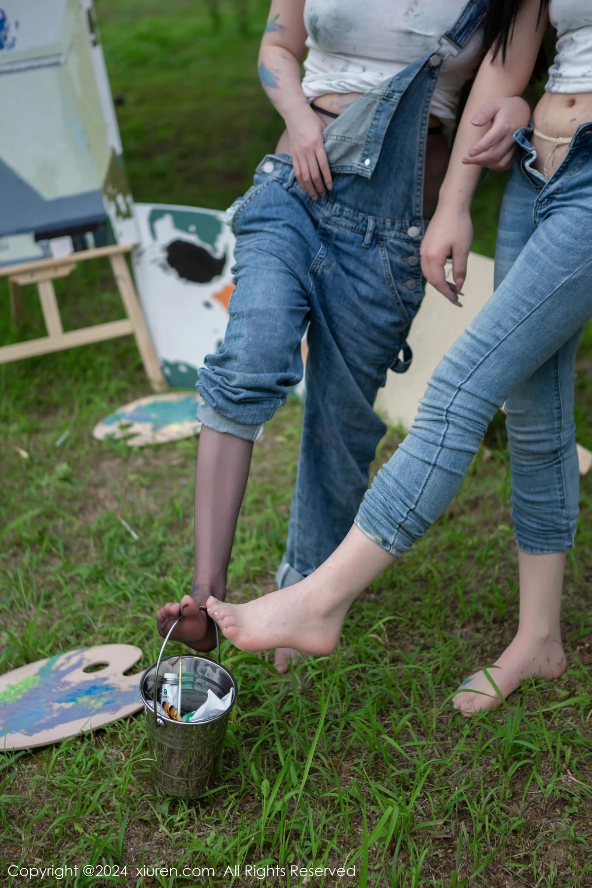 秀人集.com_[XiuRen秀人网]No.8638_模特合集豆瓣酱户外性感白T配牛仔裤露超薄丝袜秀美腿诱惑写真73P